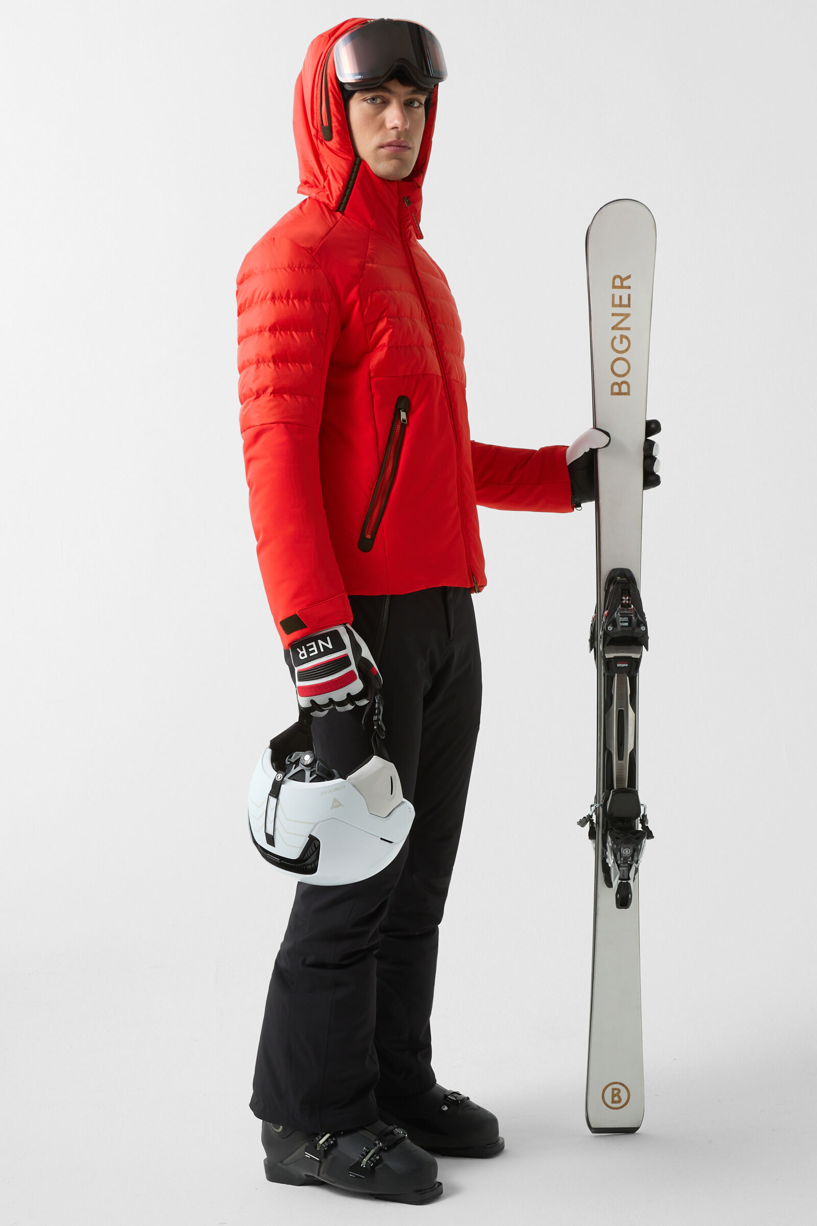 Henik down ski jacket Red
