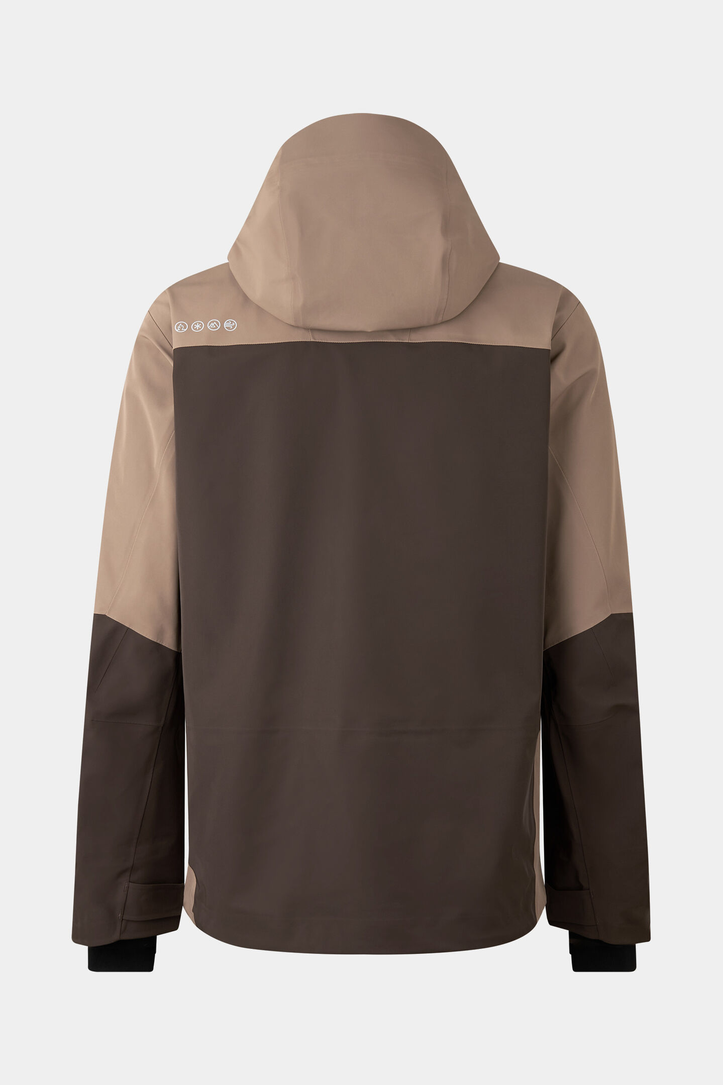 Piaro softshell ski jacket Caramel/Chocolate
