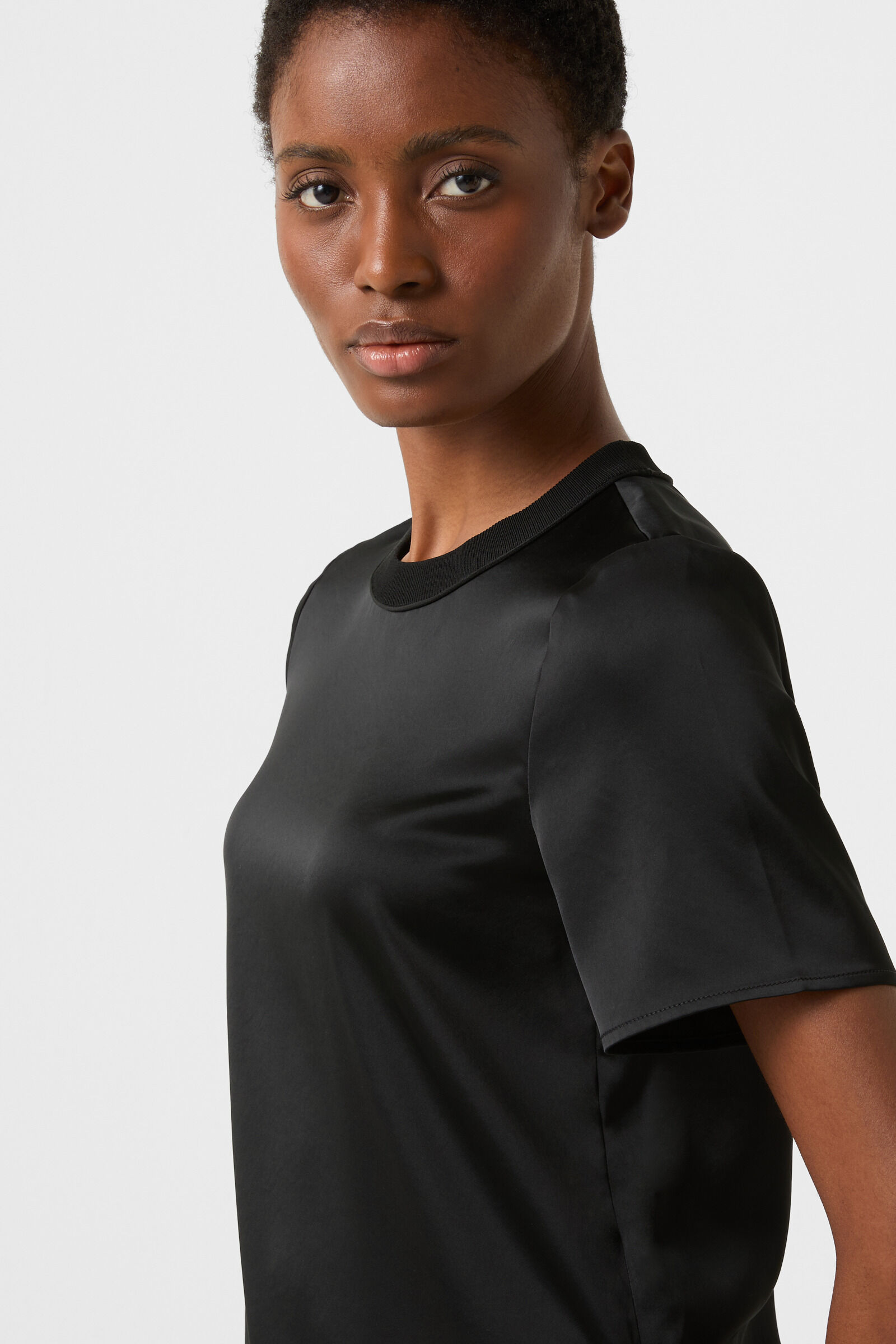 Satin shirt Dylan Black