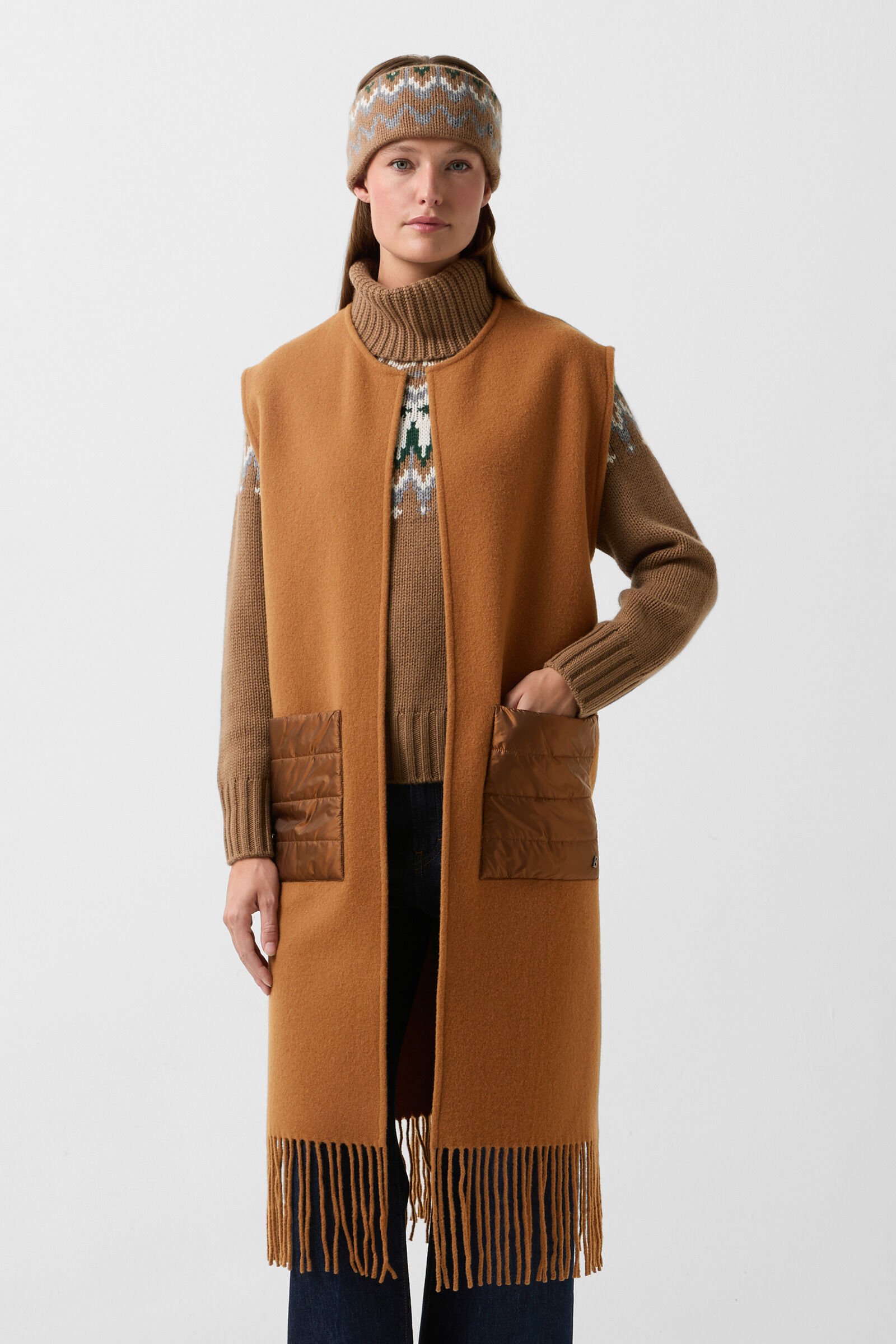 Nera waistcoat Hazel