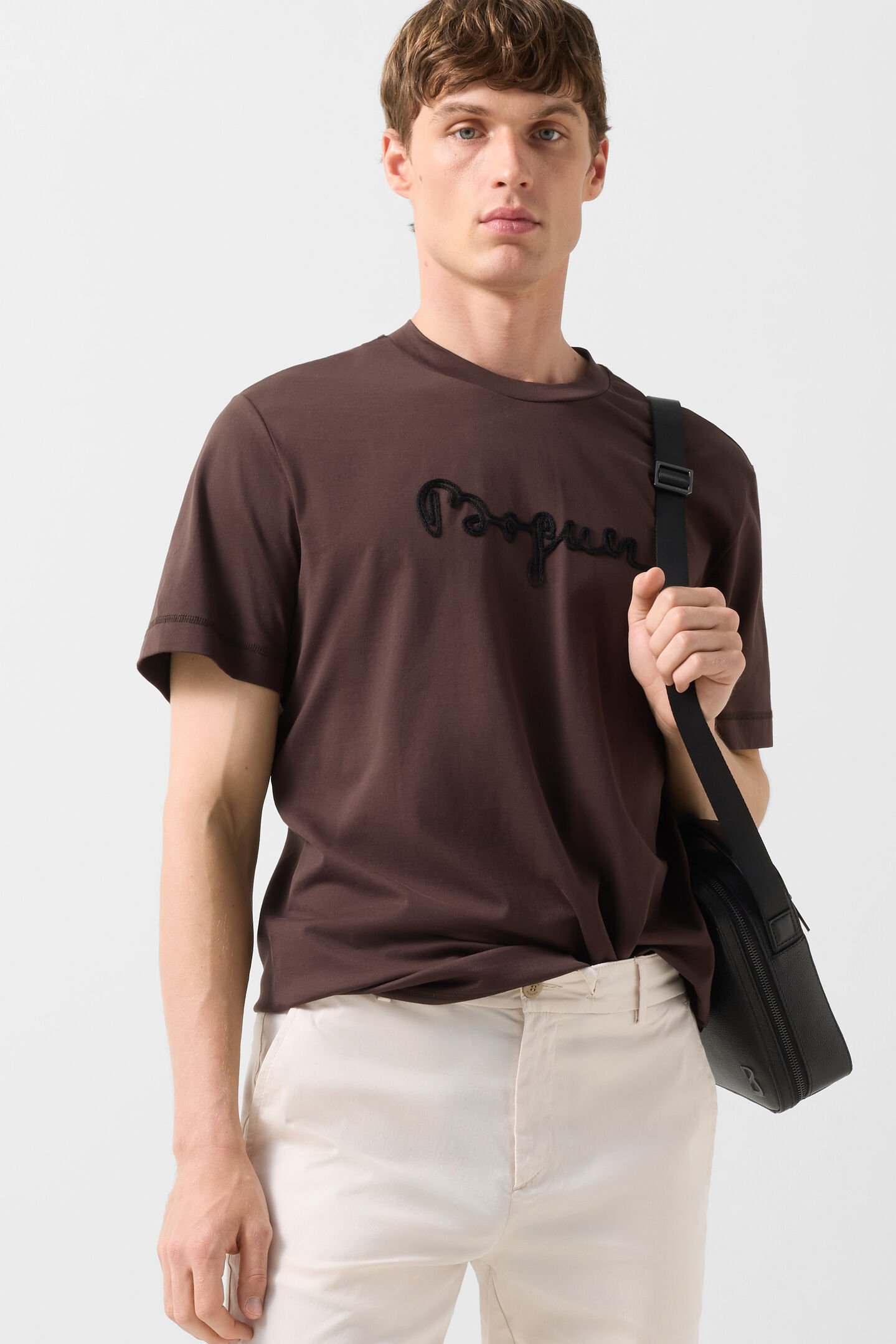 T-shirt Lukas Dark brown
