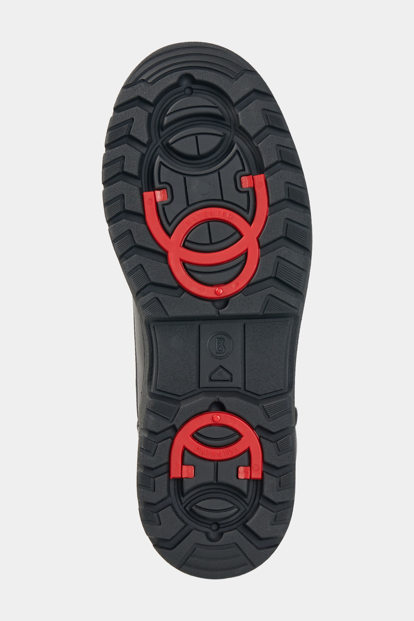 Bottes &agrave; lacets Bansko avec crampons Noir