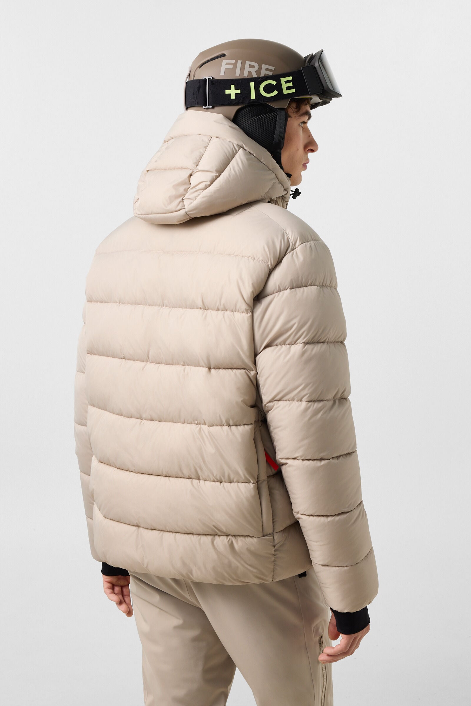 Skijacke Luka Beige