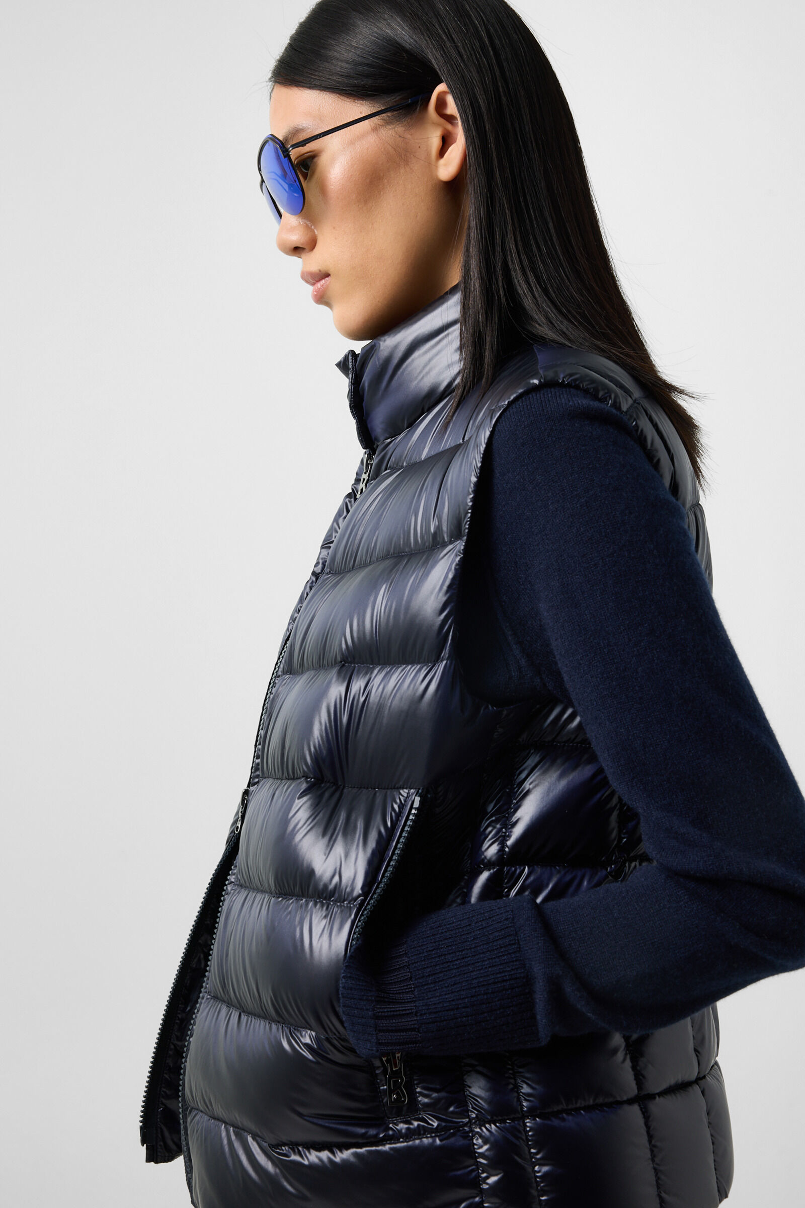 Milly Lightweight Down Vest Navy