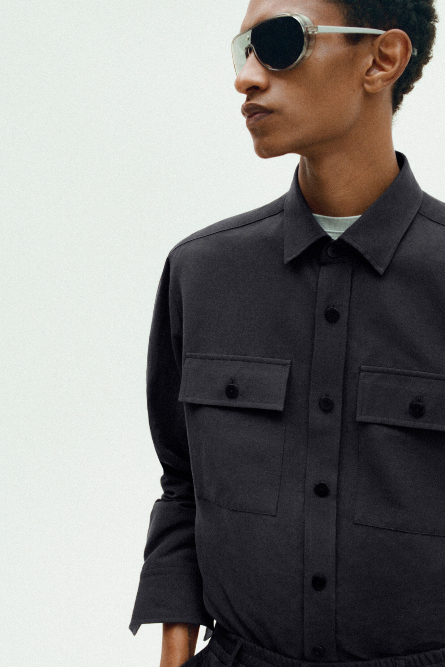 Clive shirt Dark gray