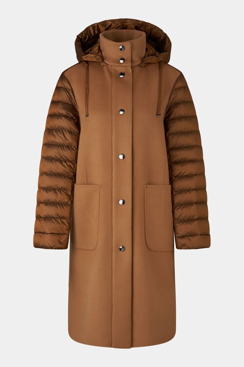 Isy woollen down coat Hazel