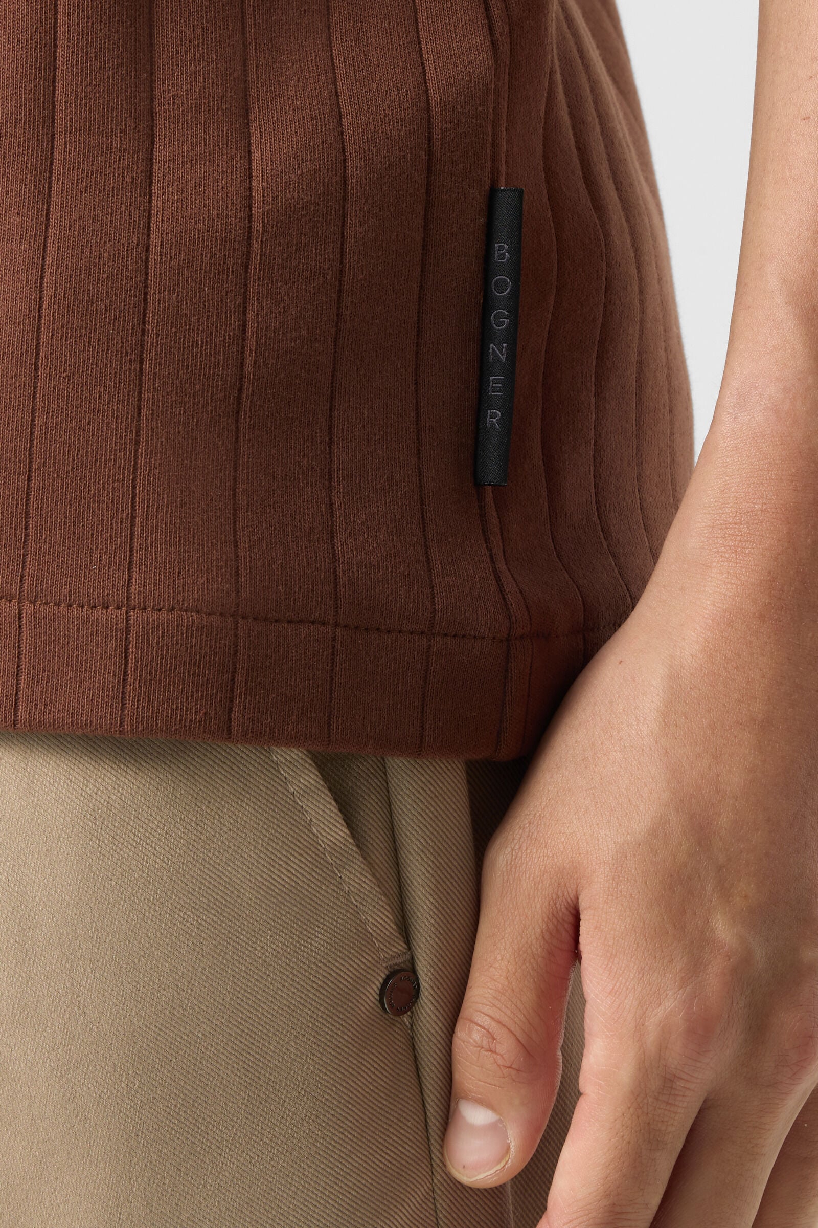 Zane polo shirt Brown