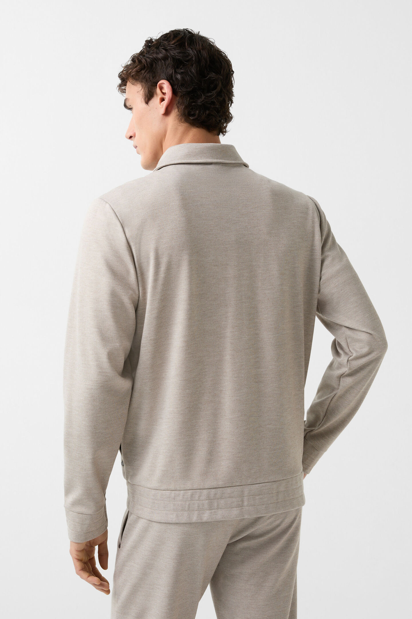 Robby jersey jacket Beige