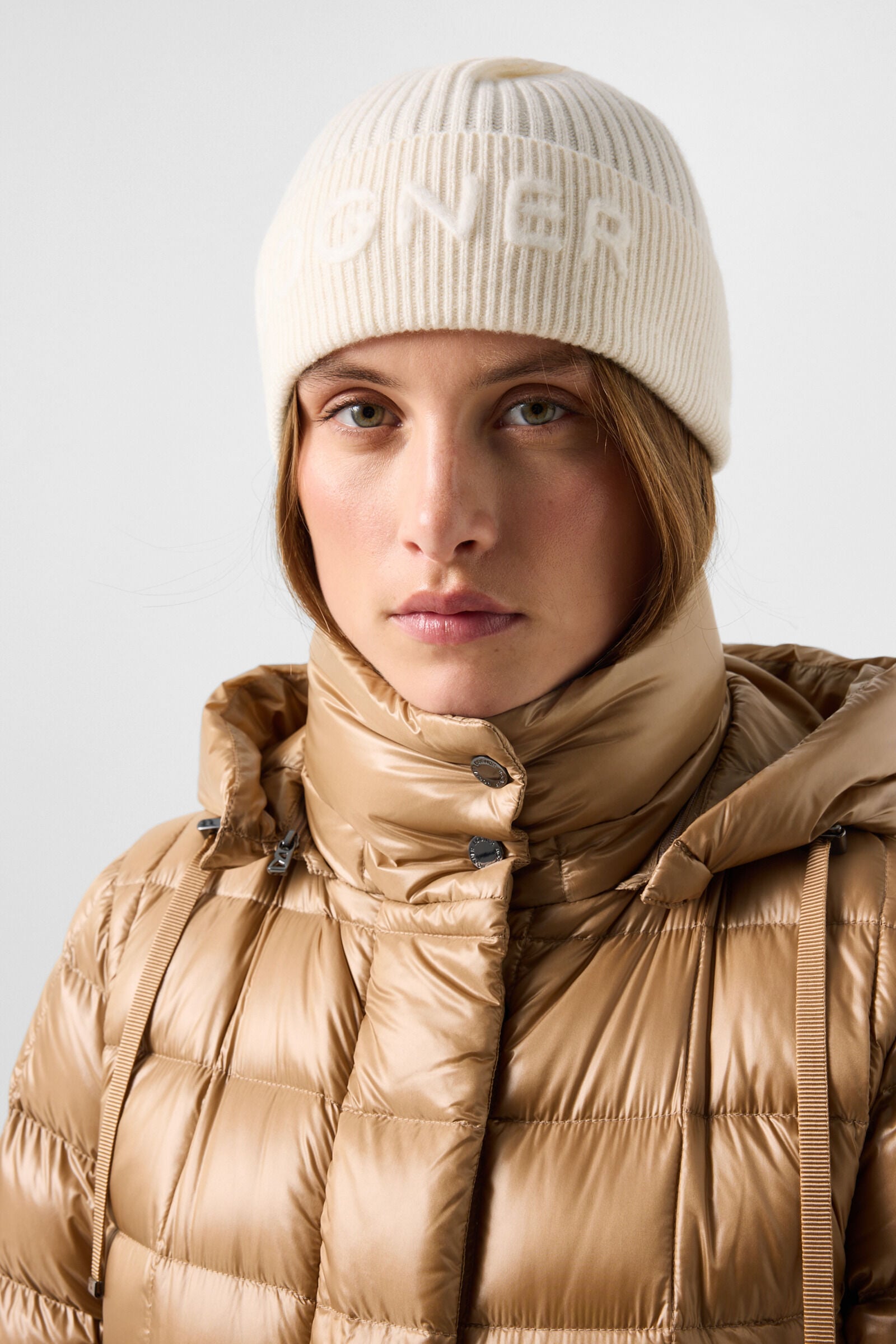 Meryl down coat Camel