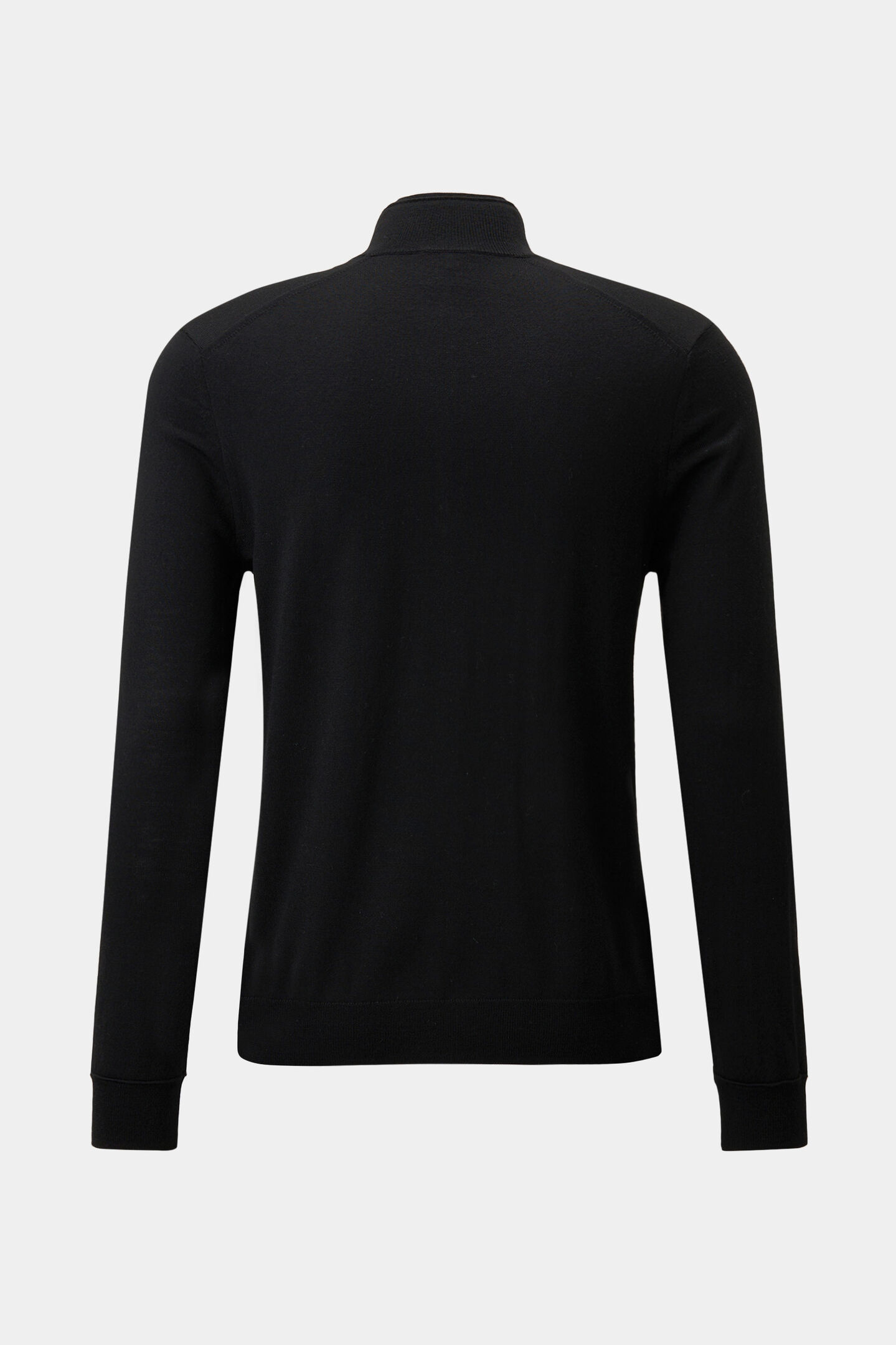 Ouri Half-zippered sweater Black
