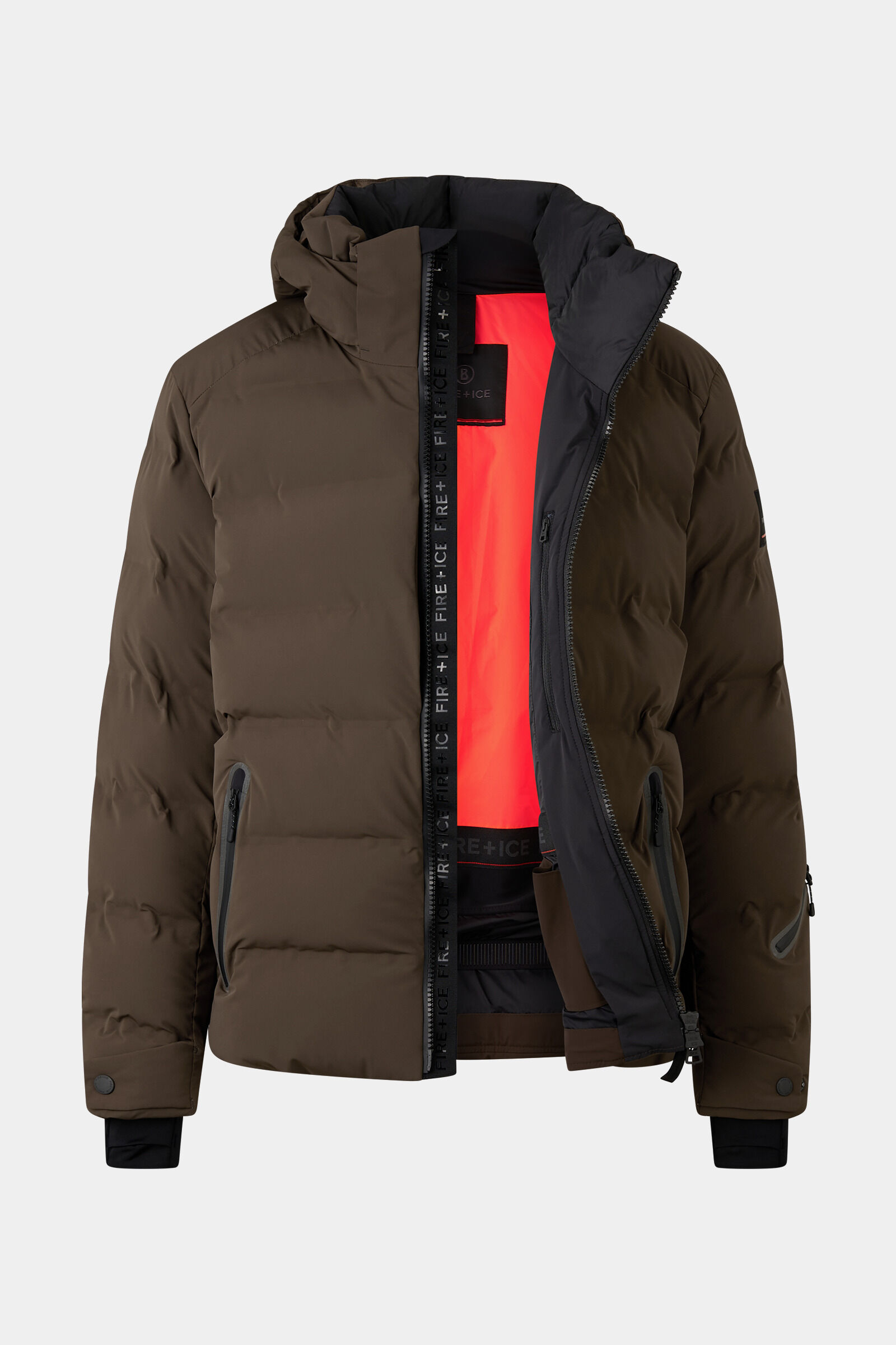 Tec-Luka ski jacket Chocolate