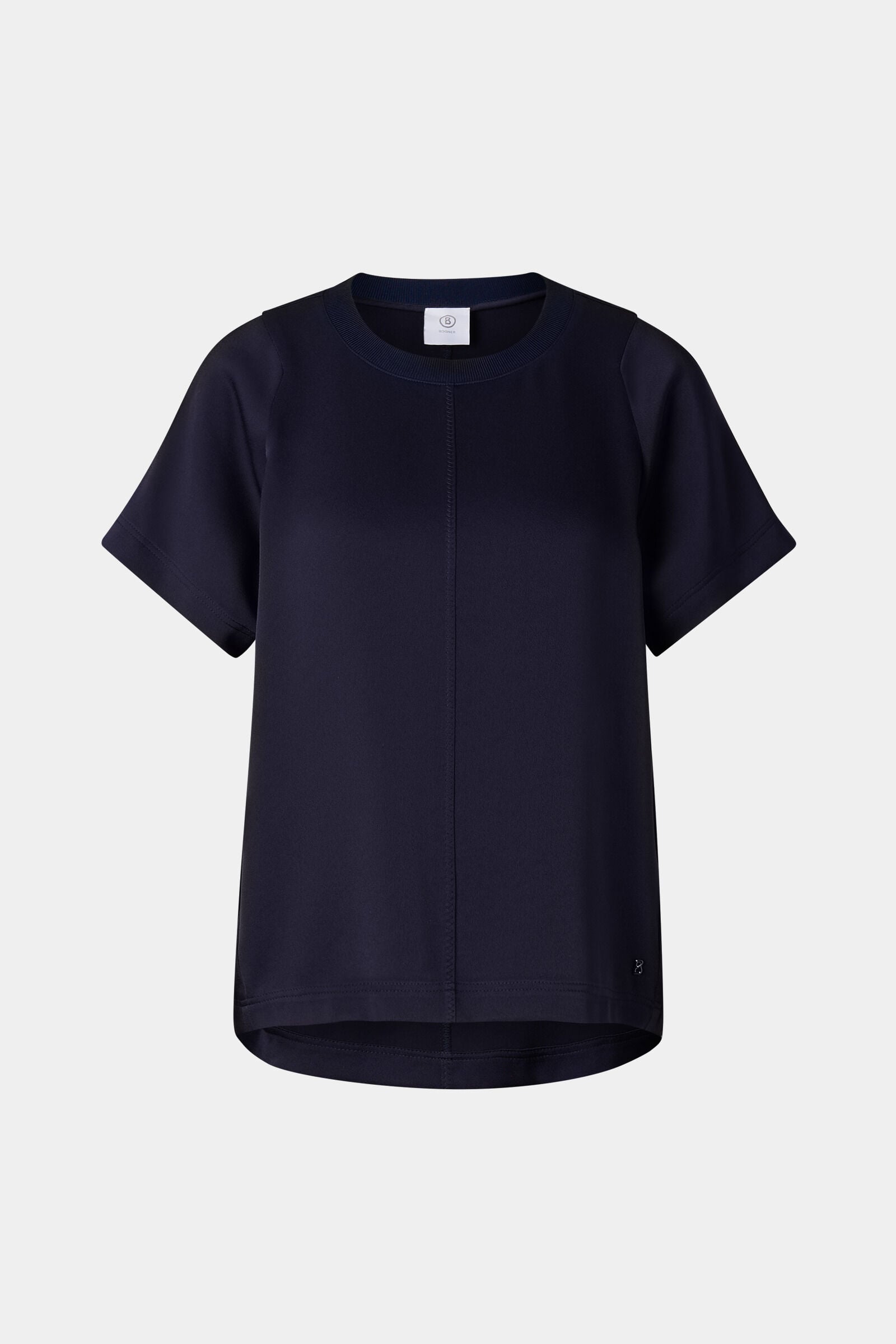 Dakota satin shirt Navy blue