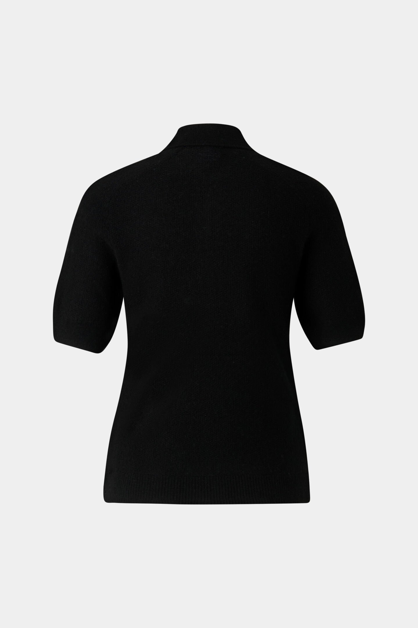 Strick-Polo-Shirt Shari Schwarz