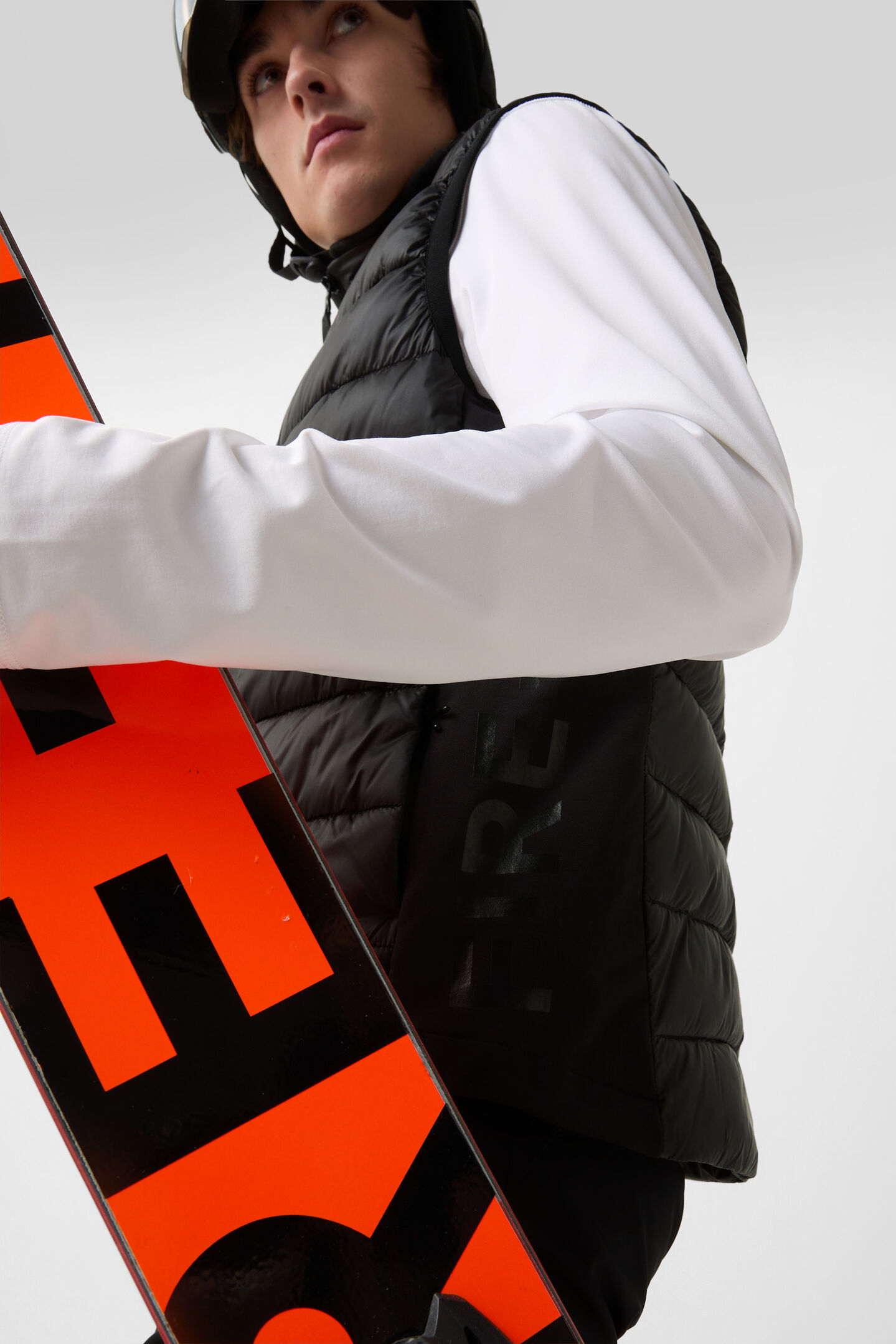 Homer quilted waistcoat Black
