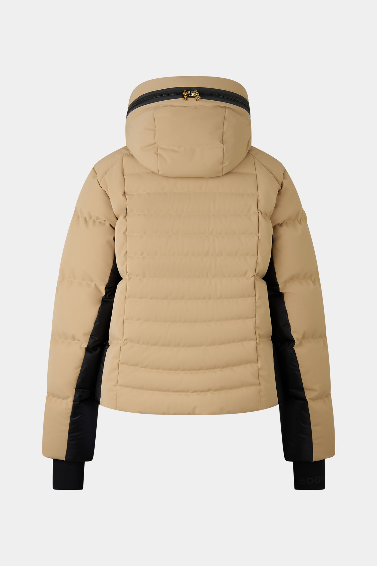 Ski-Daunenjacke Bond Beige/Schwarz