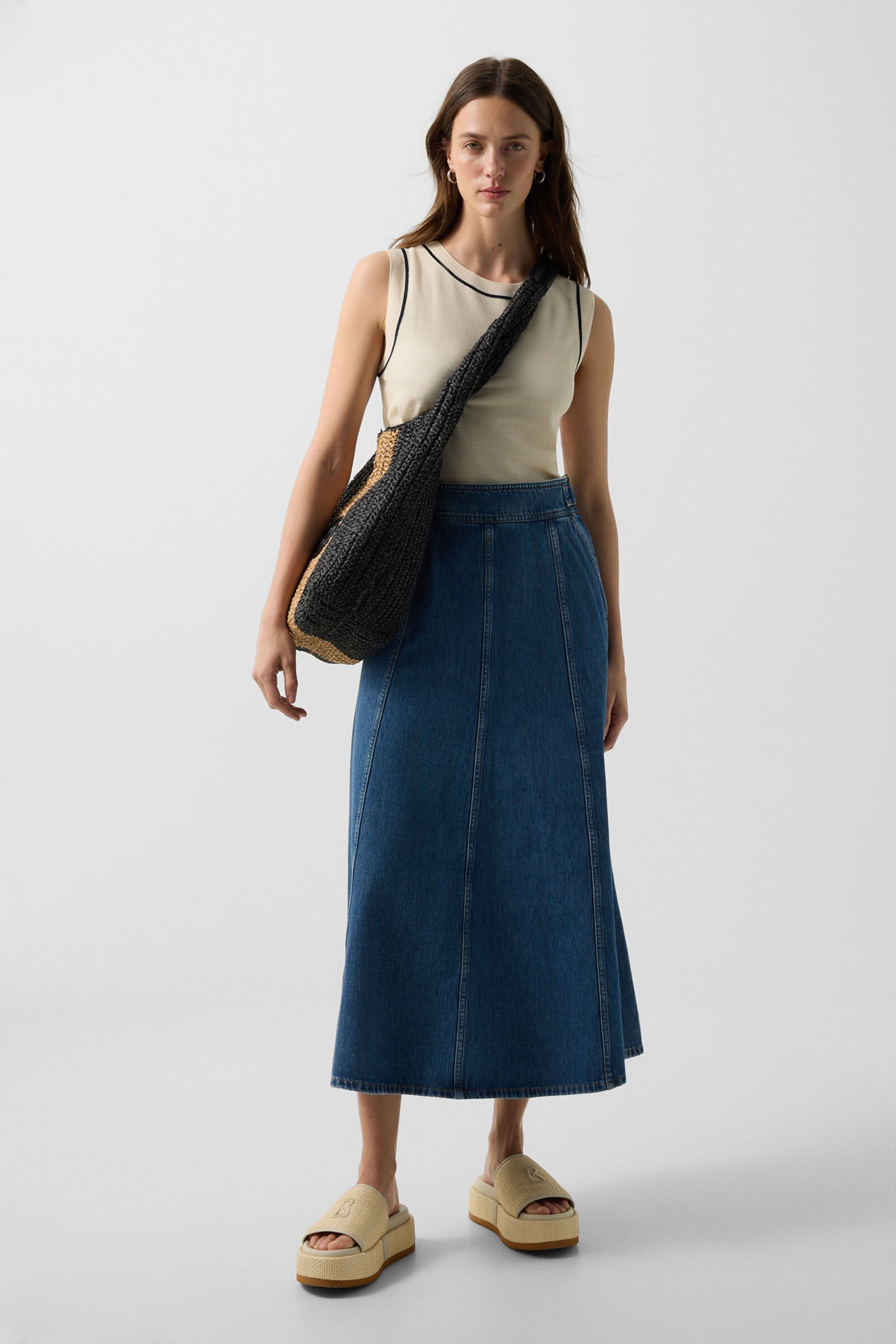 Naila denim skirt Denim Blue