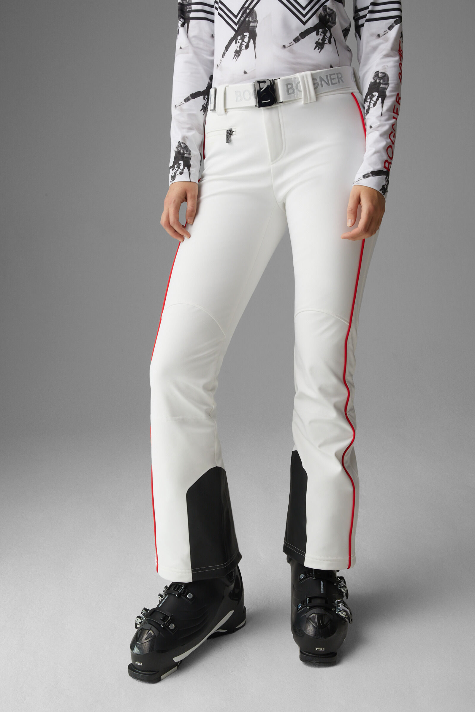 Bogner white sales ski pants
