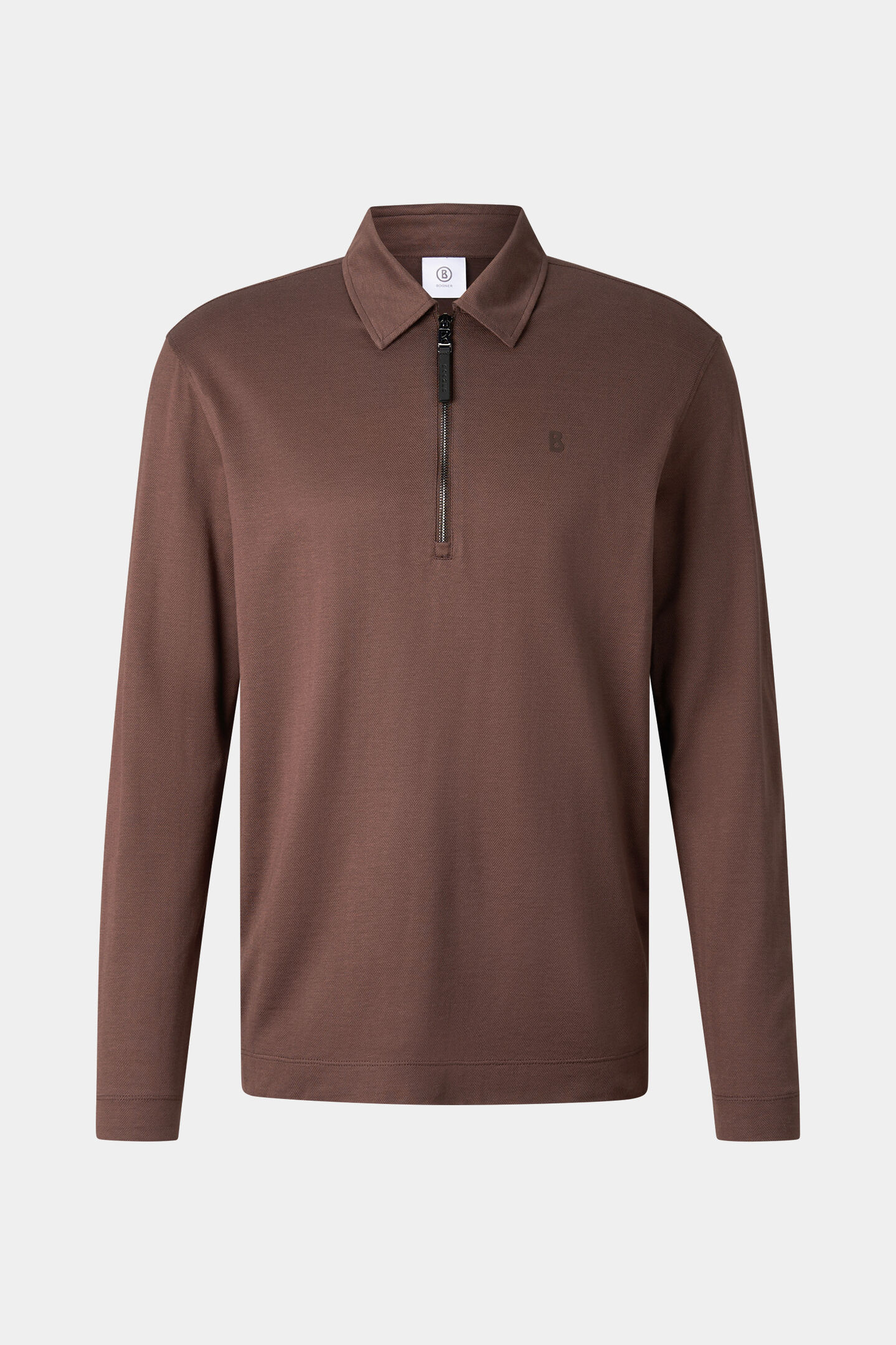 Bailey Polo Long-Sleeved Top Brown