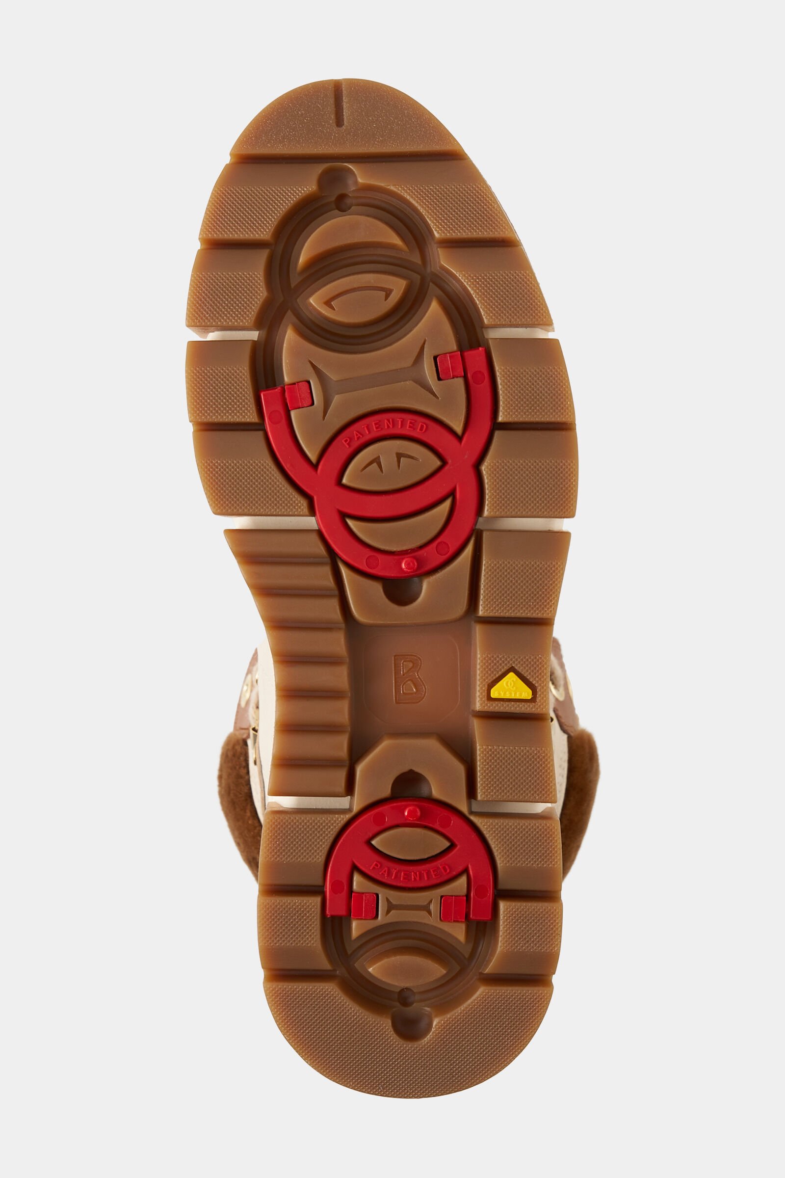 Mid boots Vaduz with spikes Beige/cognac