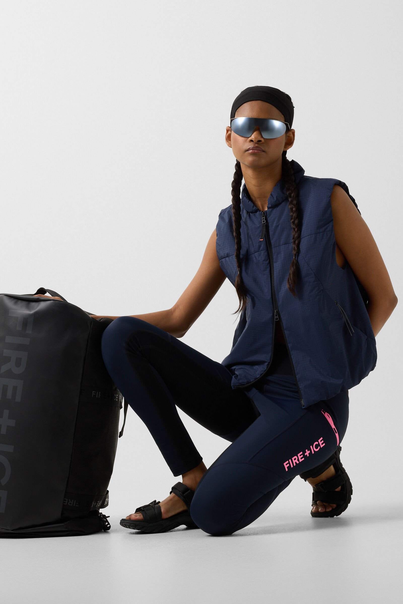 Tights Candra Dunkelblau/Schwarz