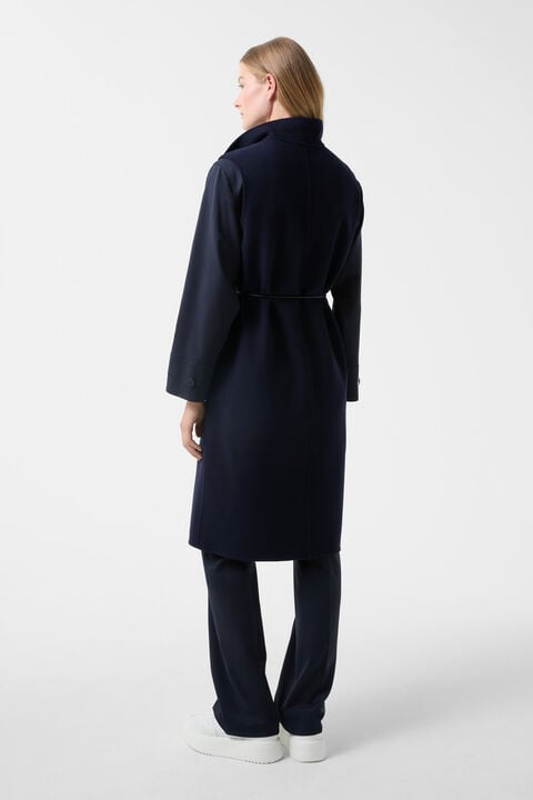 Double-face wool waistcoat Megan Navy blue Double-face wool waistcoat Megan Navy blue