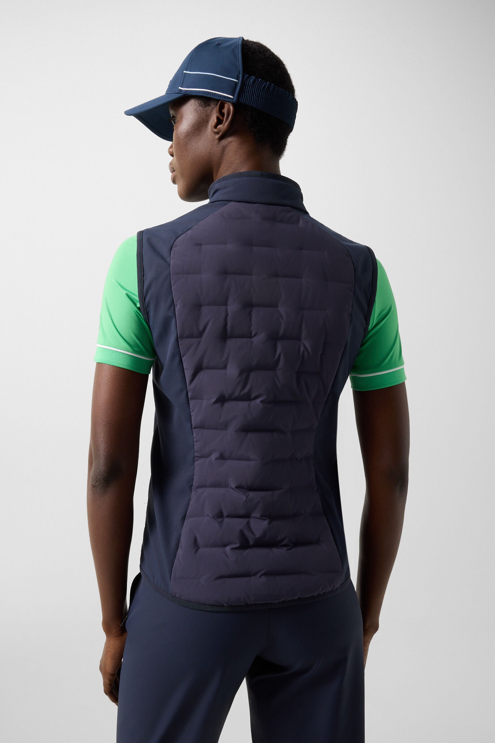 Lina hybrid waistcoat Navy blue