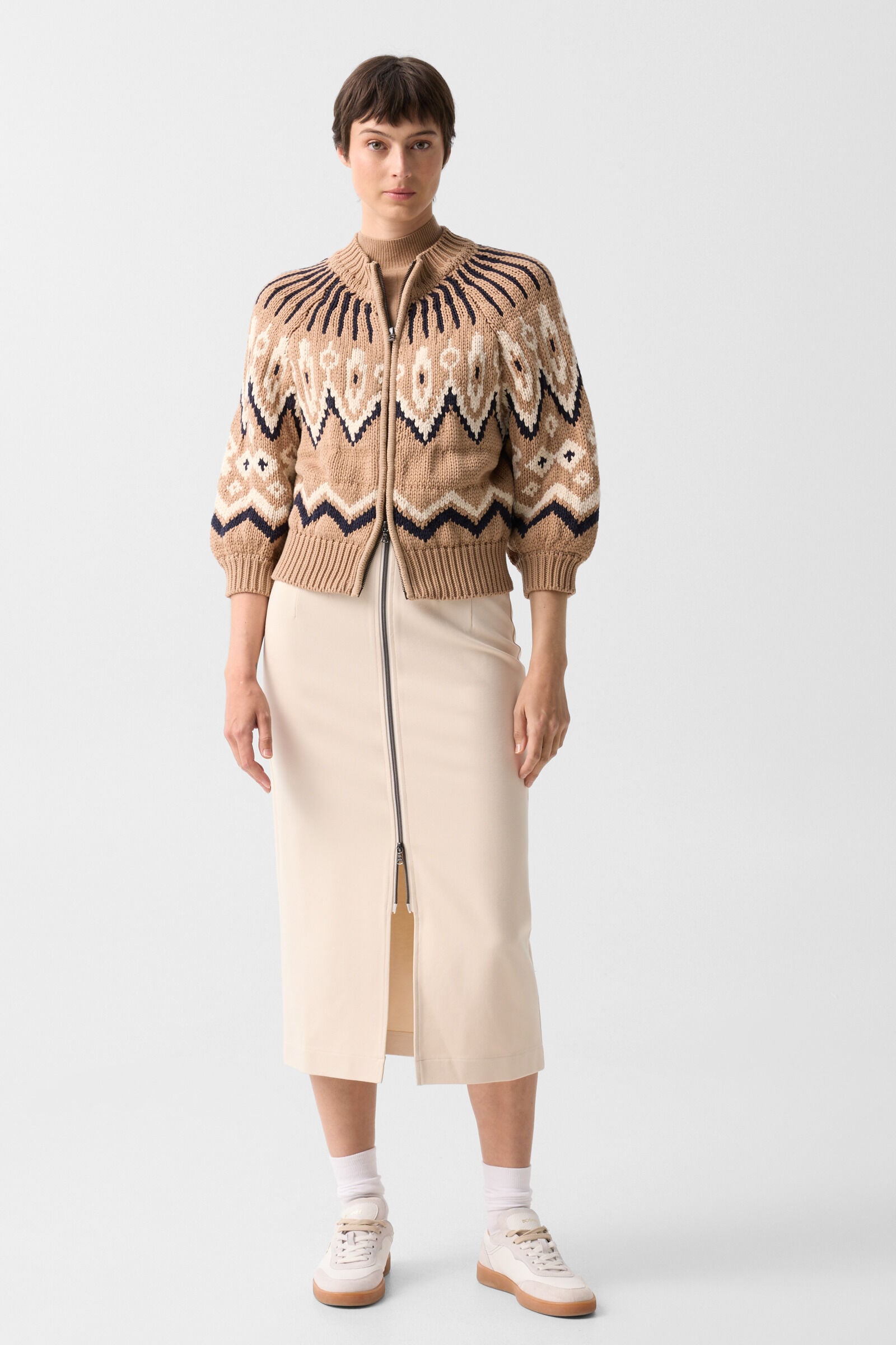 Lea sweat skirt Cream