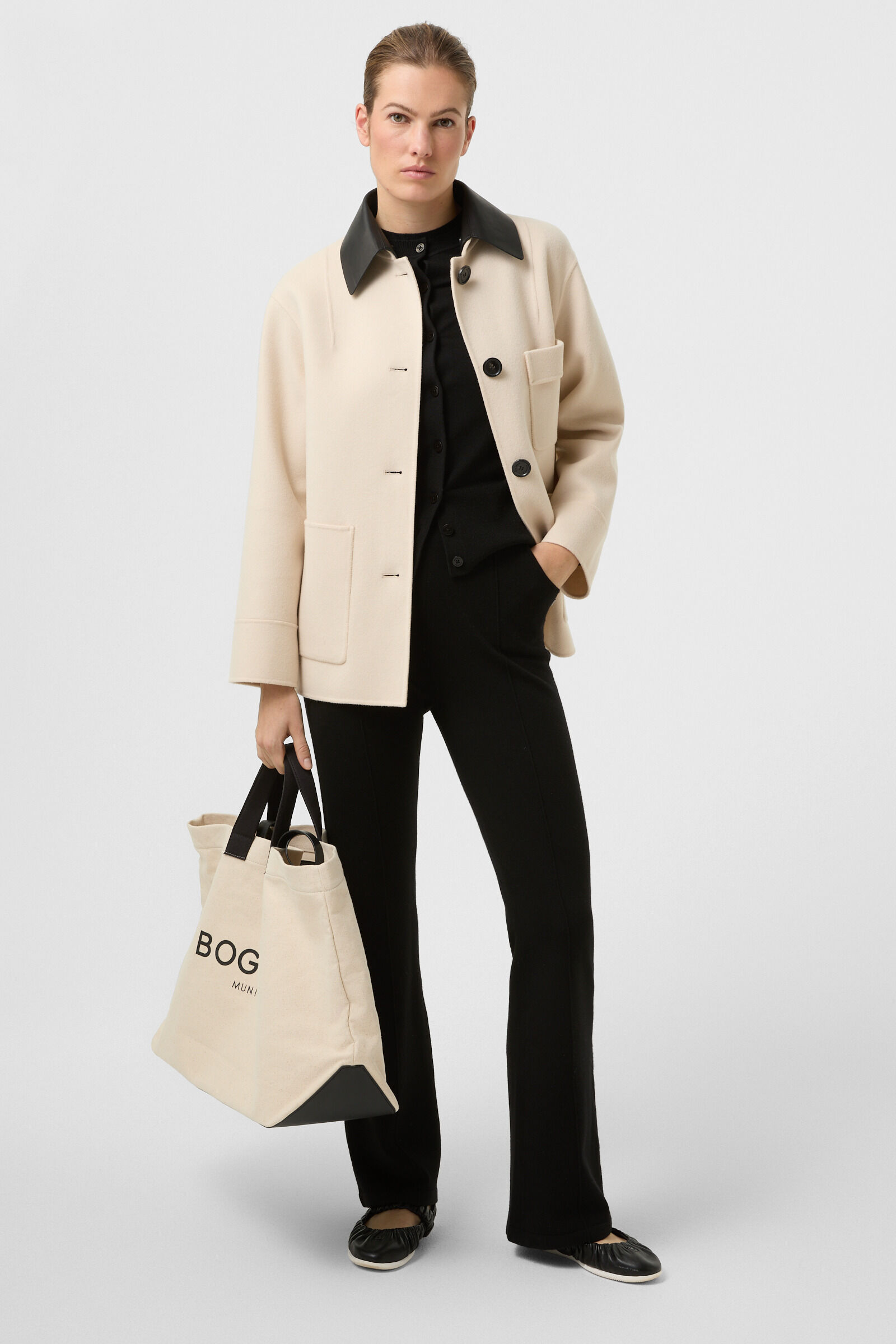 Doubleface jacket Cassidy Sand