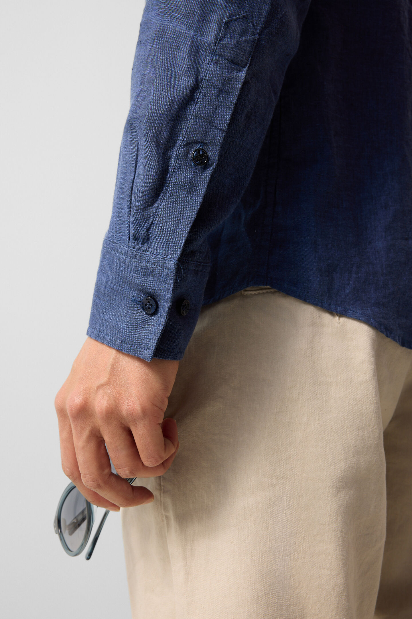 Timi linen shirt Navy blue