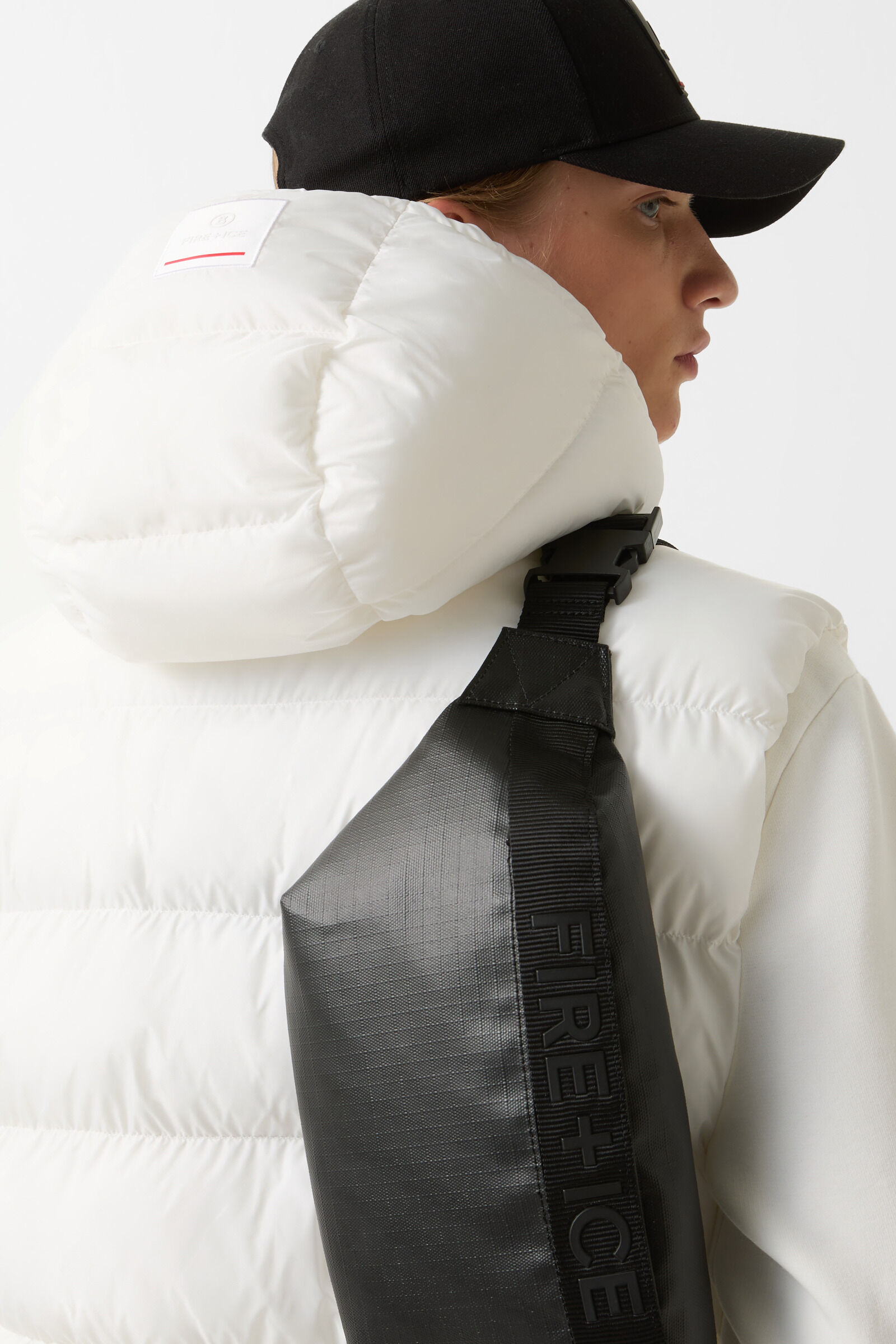 Howard gewatteerd vest Wit