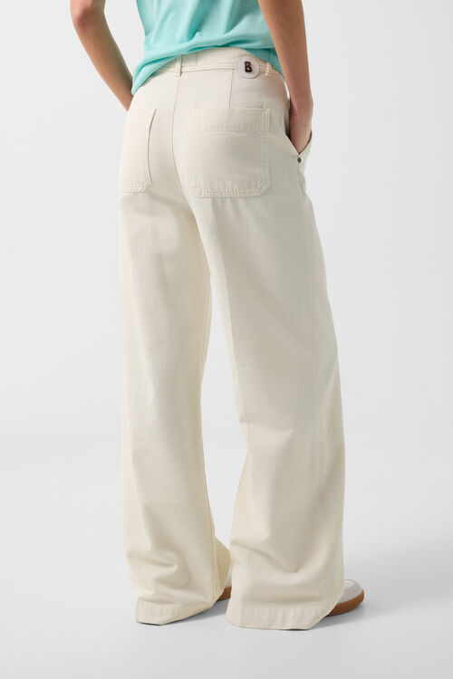 Wide Fit Jeans Rica Creme