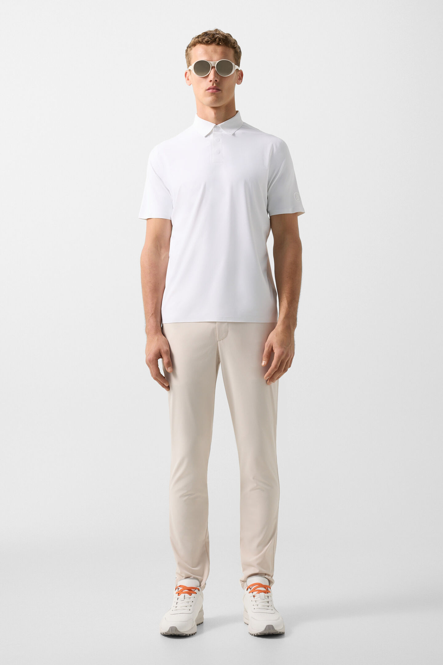 Funktions-Polo-Shirt Casimir Wei&szlig;