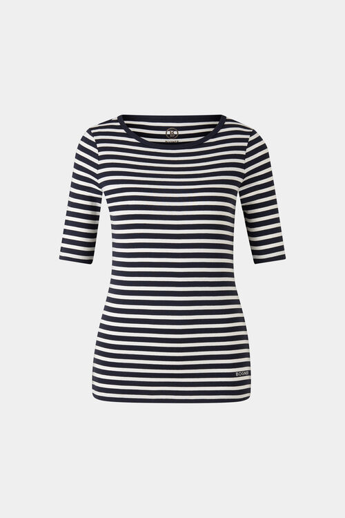 T-Shirt Louna Navy-Blau/Off-White