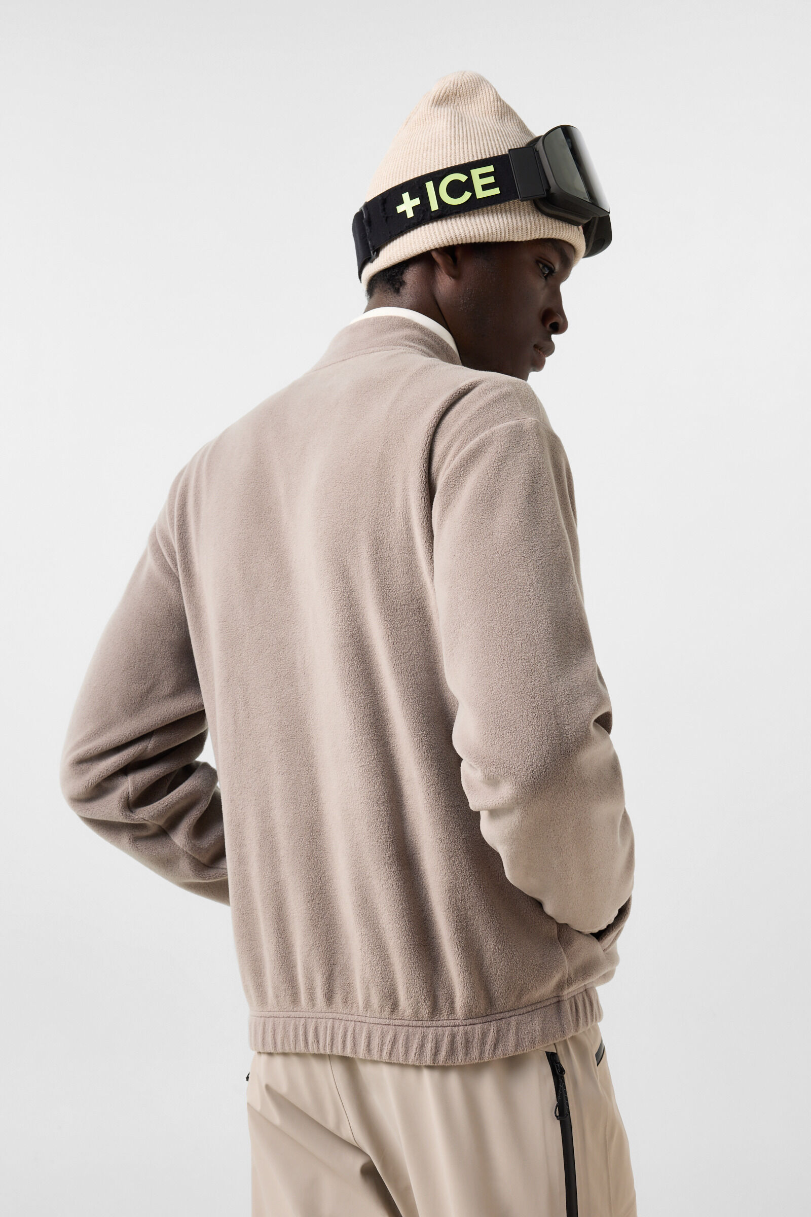 Iago Fleece Mid-Layer Taupe