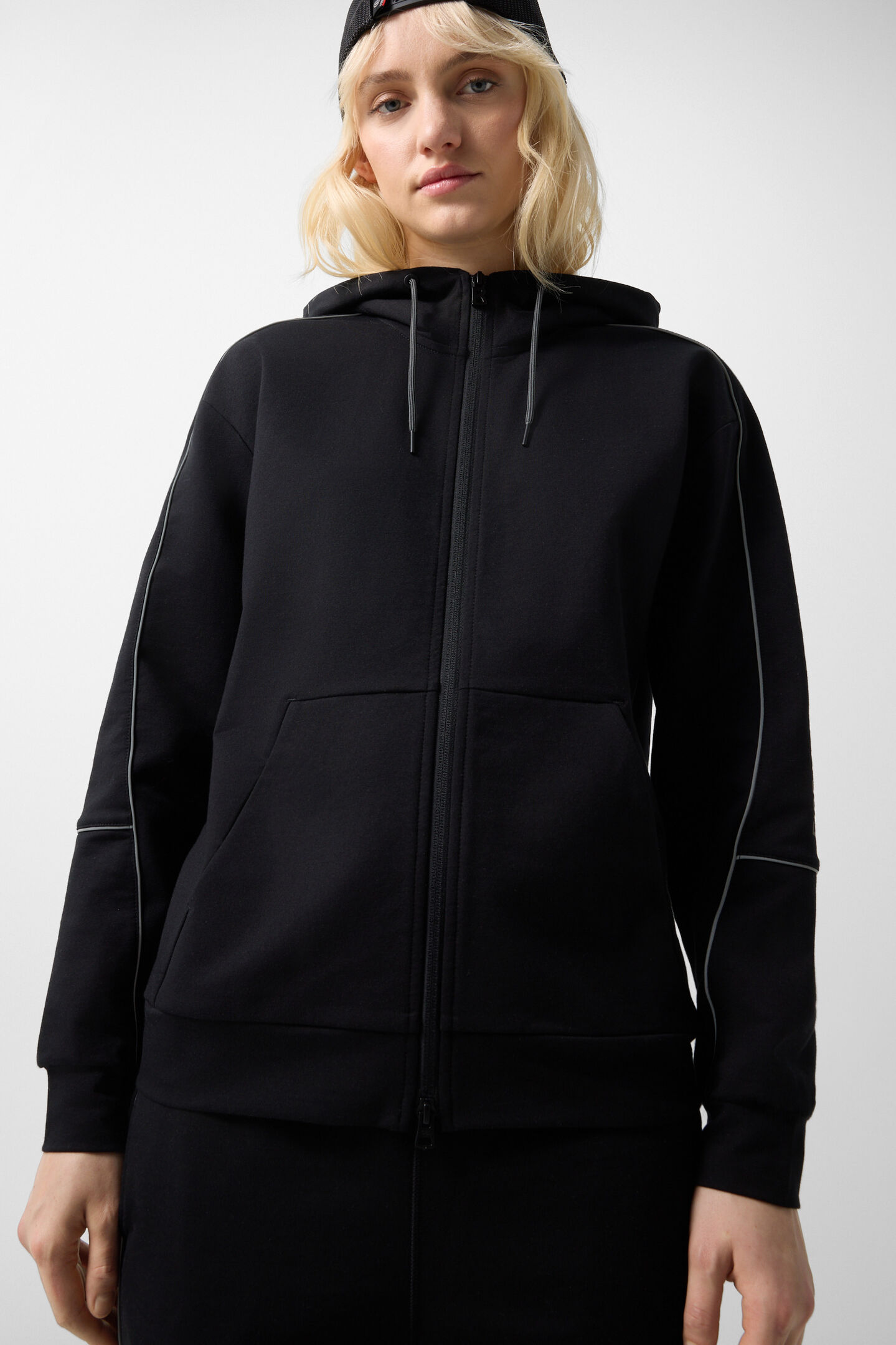 Enia jersey jacket Black