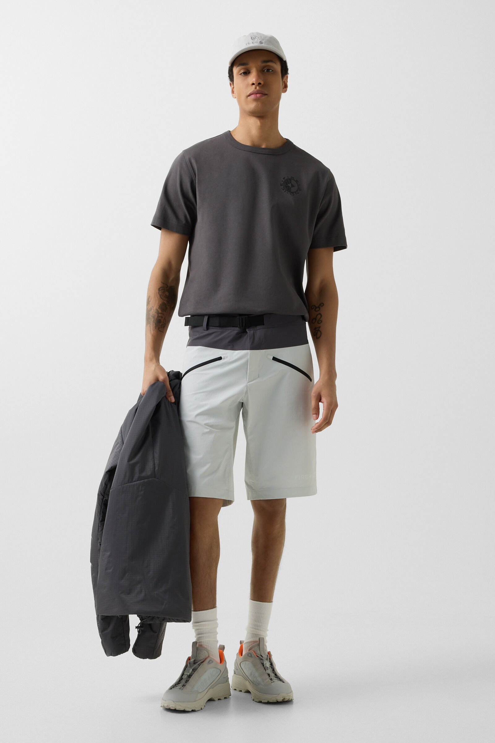 Carter functional shorts Light grey/anthracite