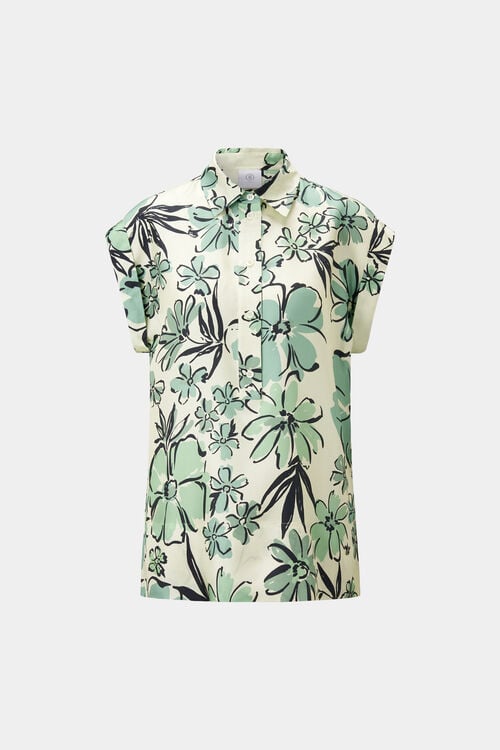 Seidenbluse Rosalie Grün