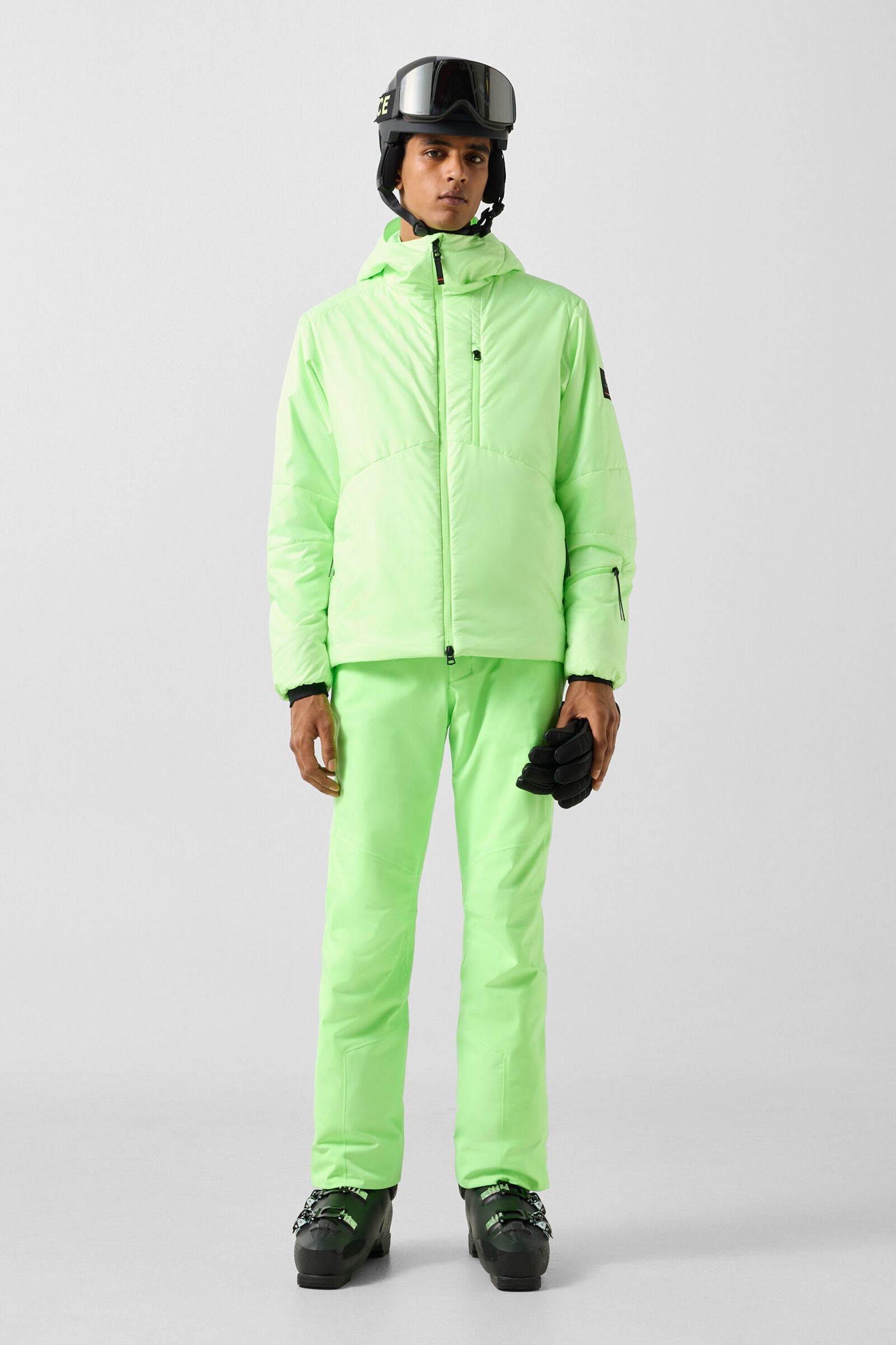 Yago ski jacket Neon green
