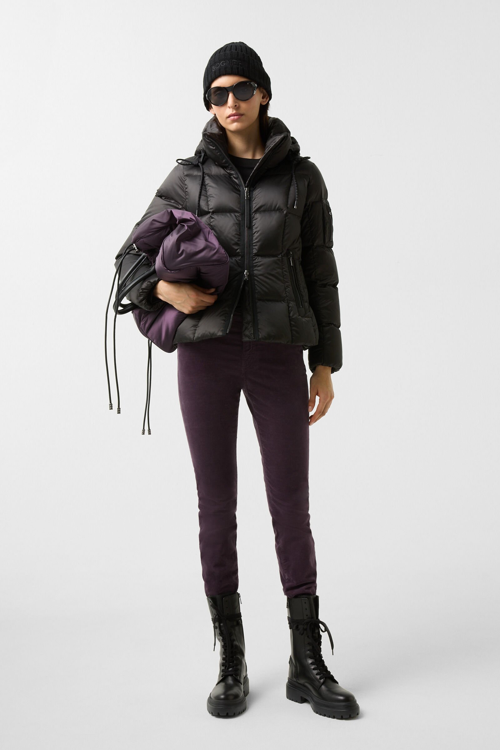 Bogner Feline Down Jacket Women Plum 10 L