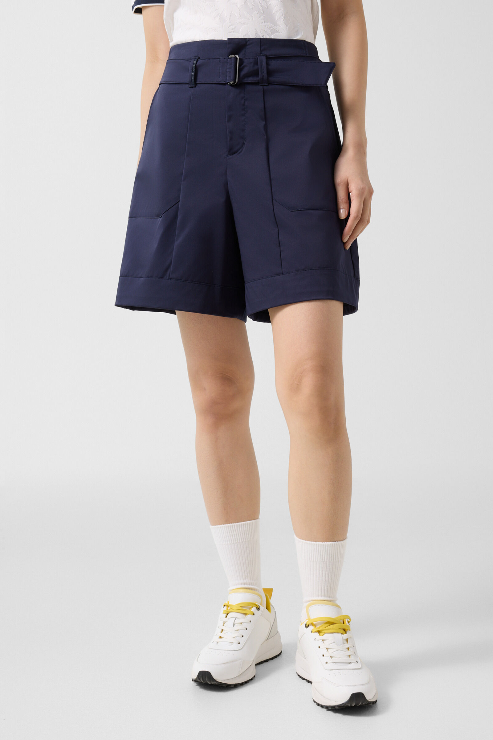 Lexa functional Bermuda shorts Navy blue