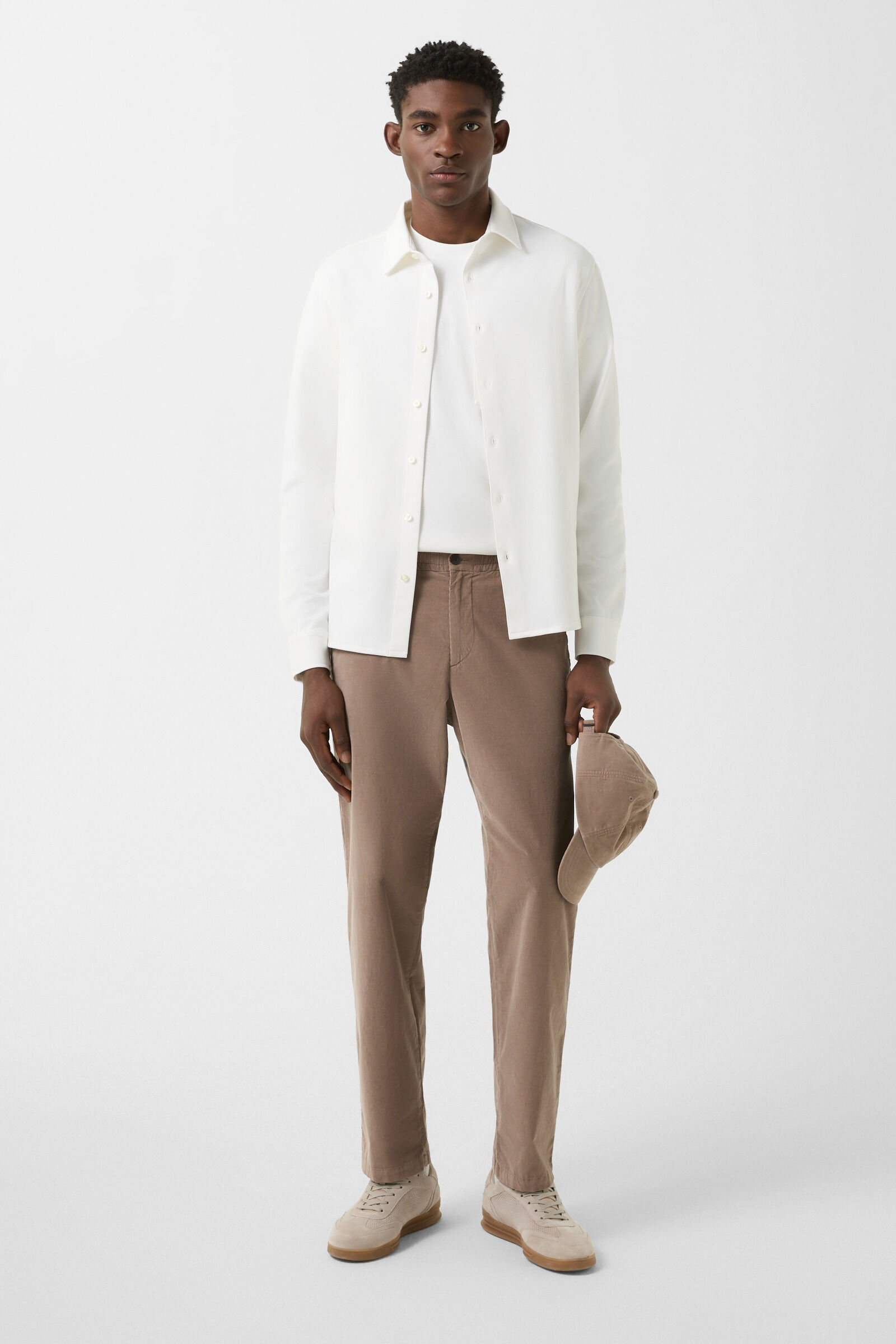 Marcus corduroy trousers Mud