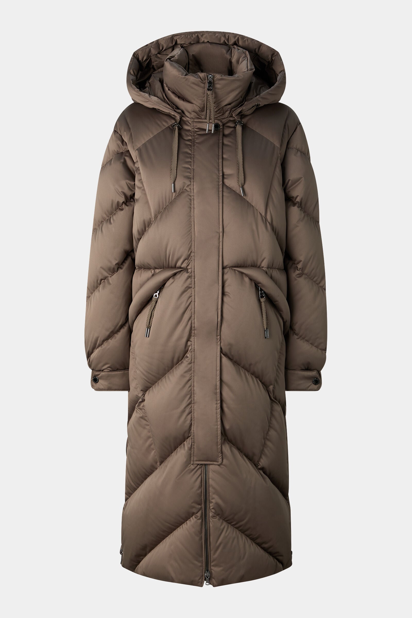 Ginny down coat Grey-brown