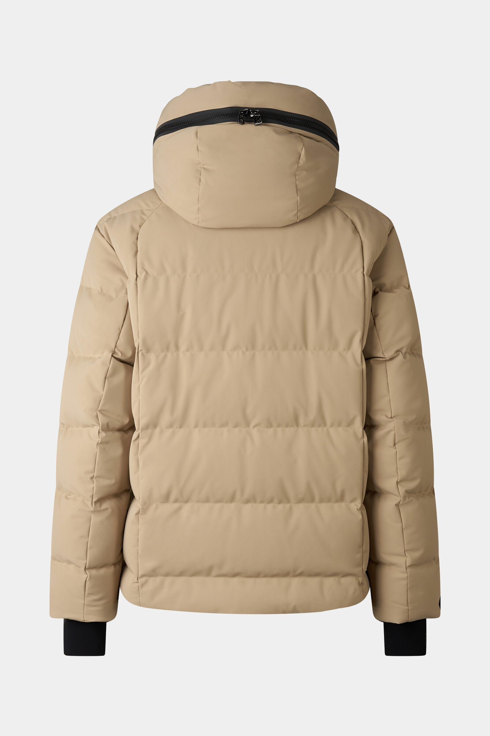 Bond down ski jacket Beige/black