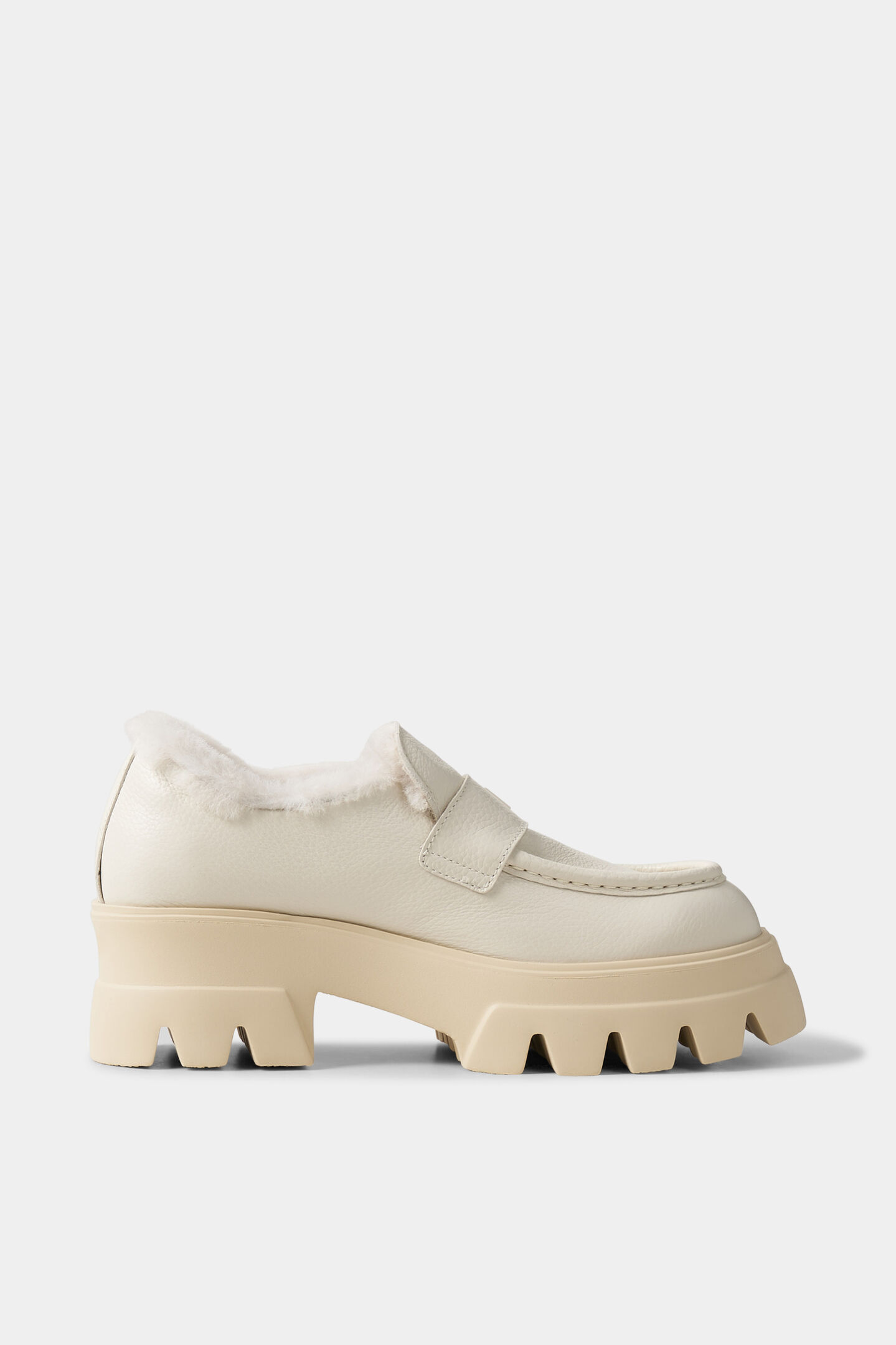 Chaussures à plateforme Sapporo Blanc cassé