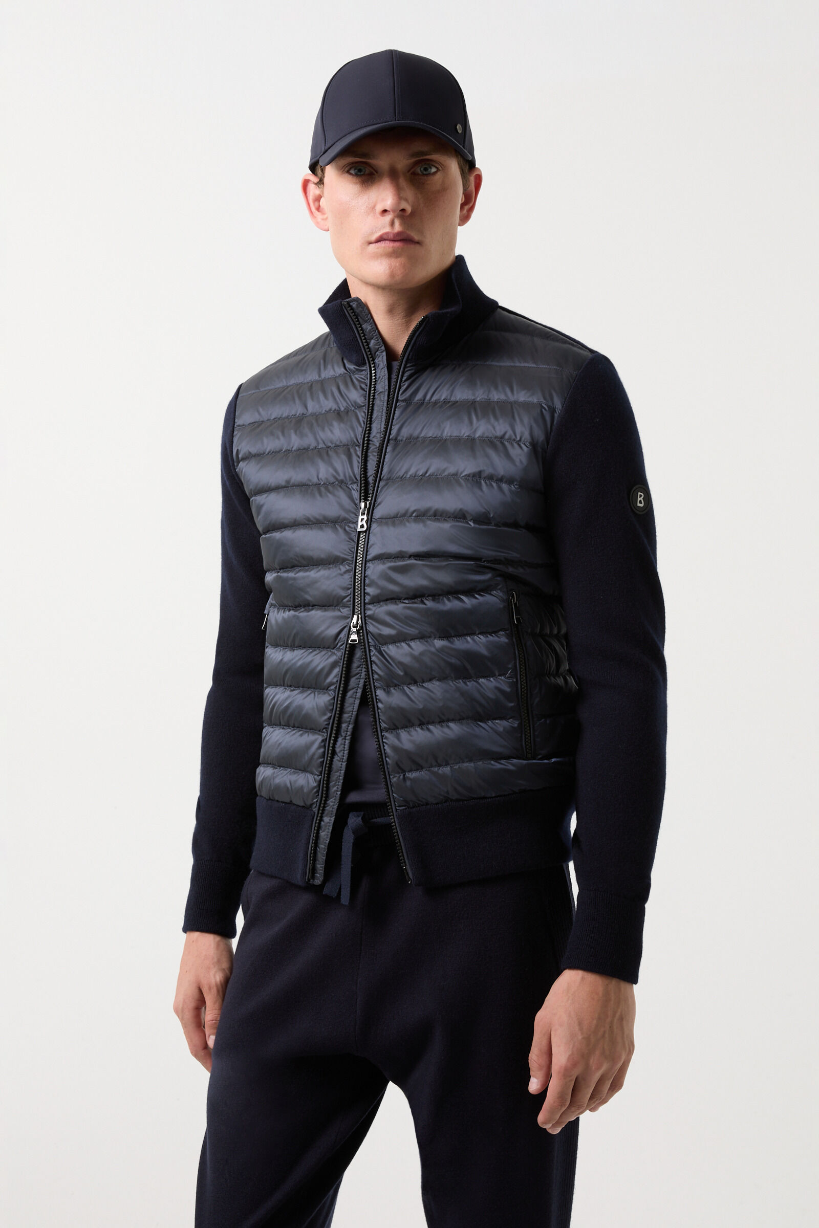 BOGNER Zisco Hybrid knit jacket for men BOGNER Zisco Hybrid knit jacket for men