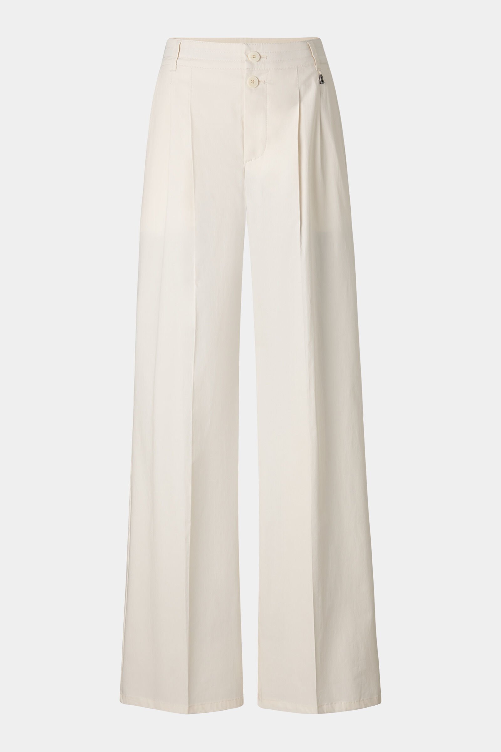 Pleated trousers Amy Cream