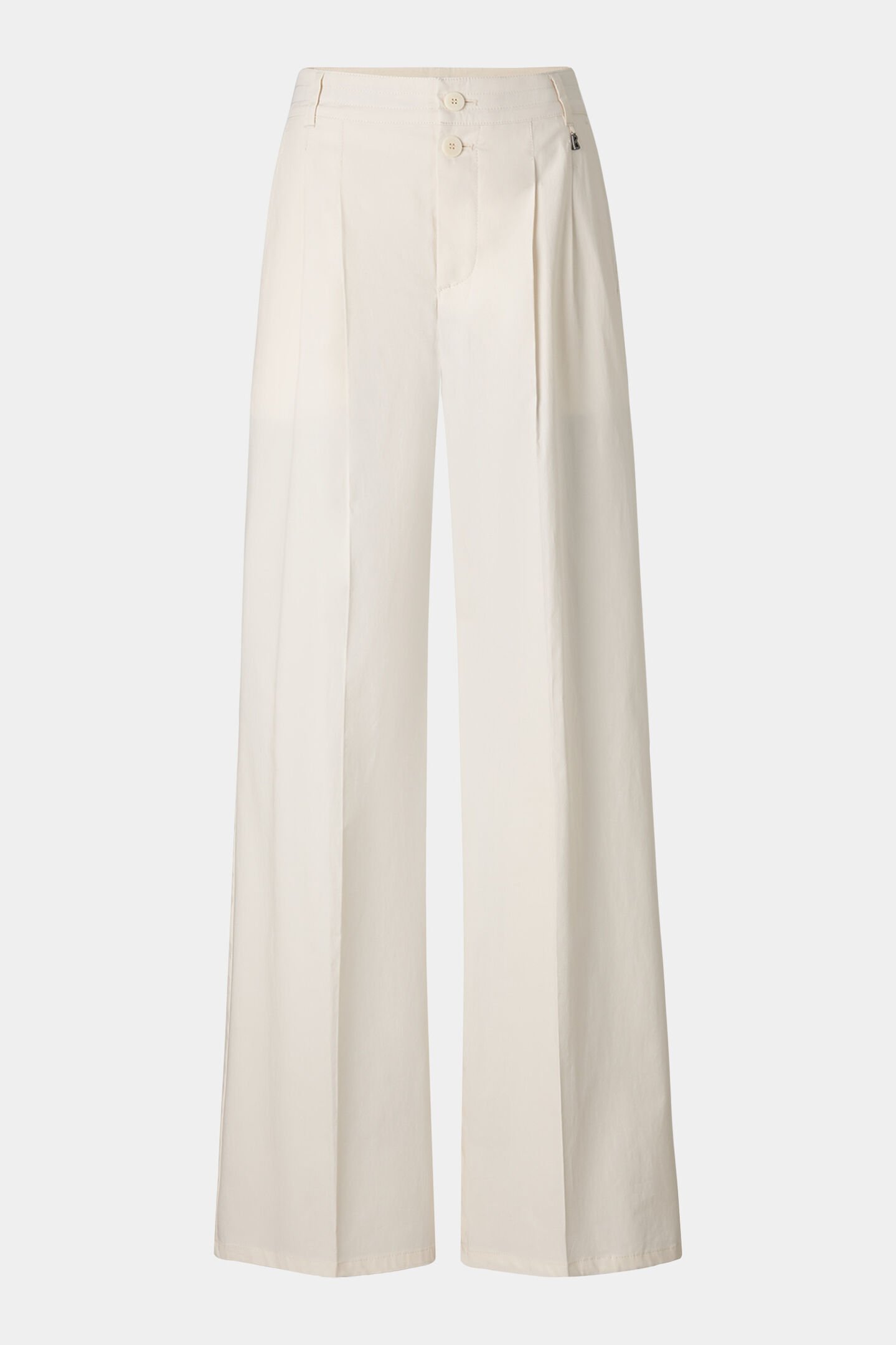 Pleated trousers Amy Cream