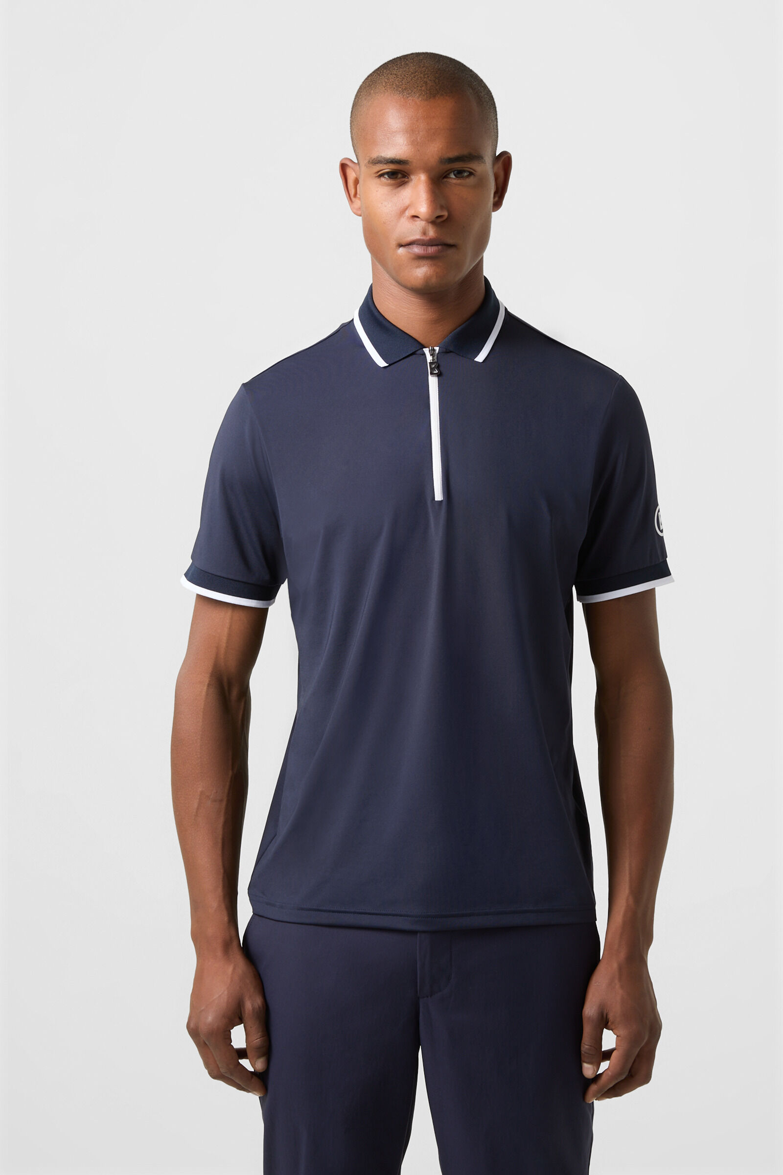 Funktions-Polo-Shirt Cody Navy-Blau