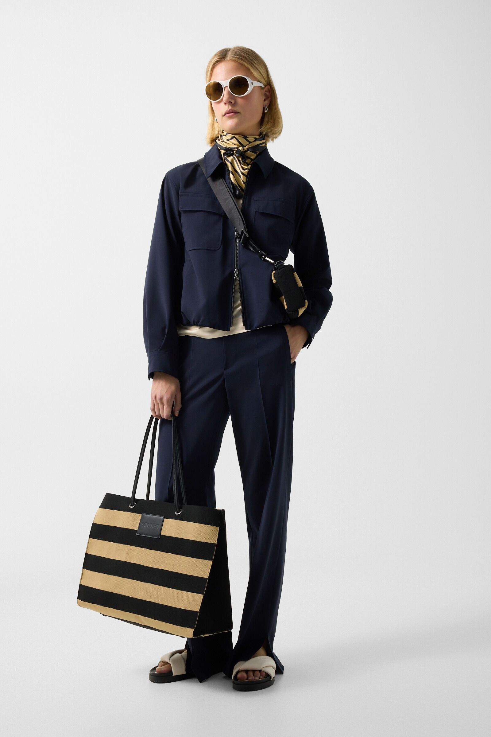 Tracy shirt jacket Navy blue