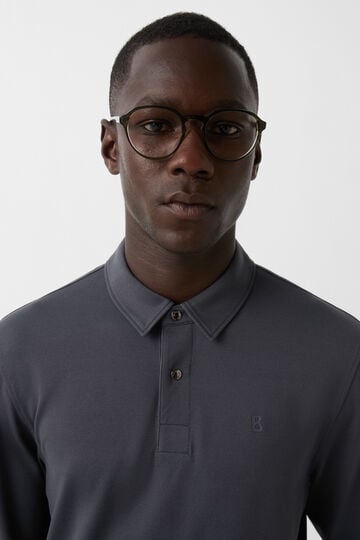 Polo-Longsleeve Timon Anthrazit Polo-Longsleeve Timon Anthrazit